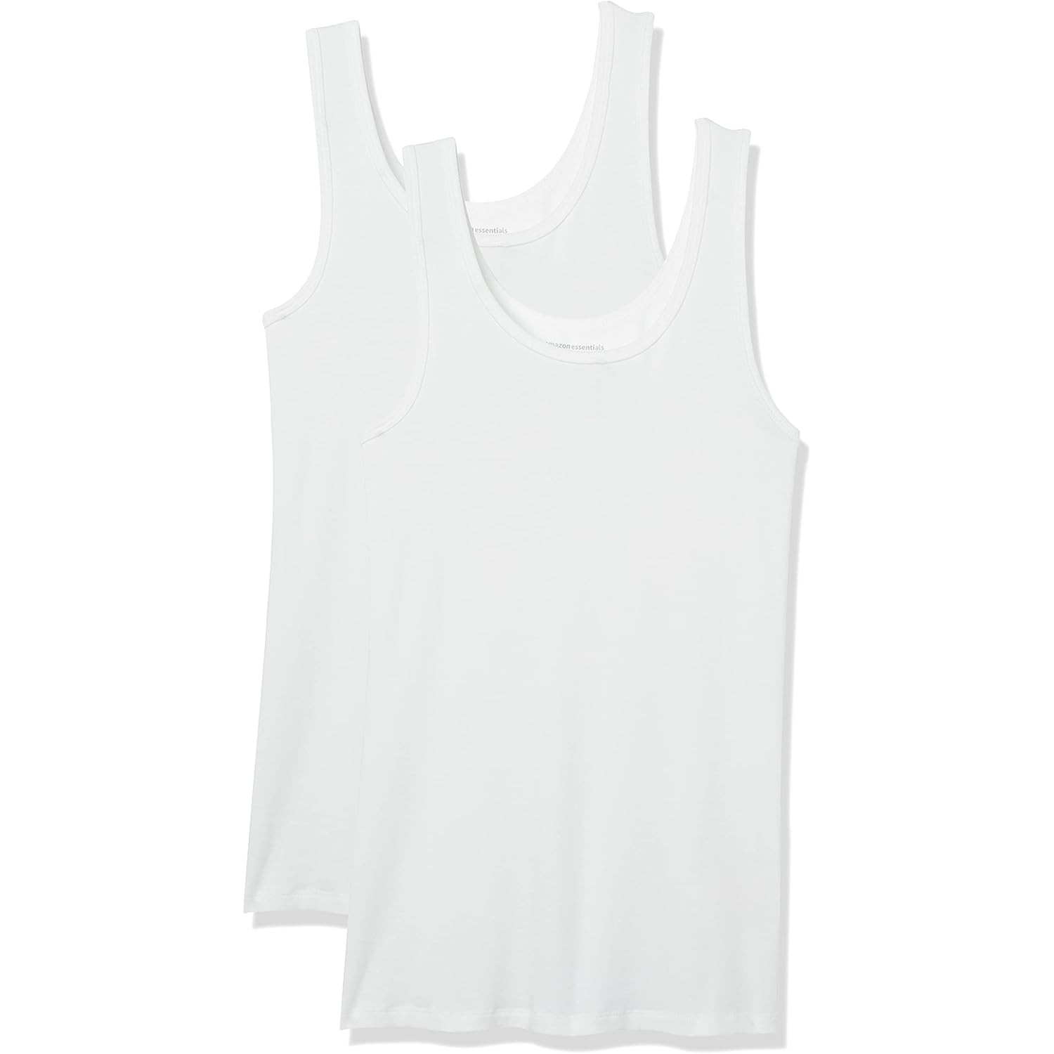 Amazon Essentials Women's Slim-Fit Tank Top, Pack of 2