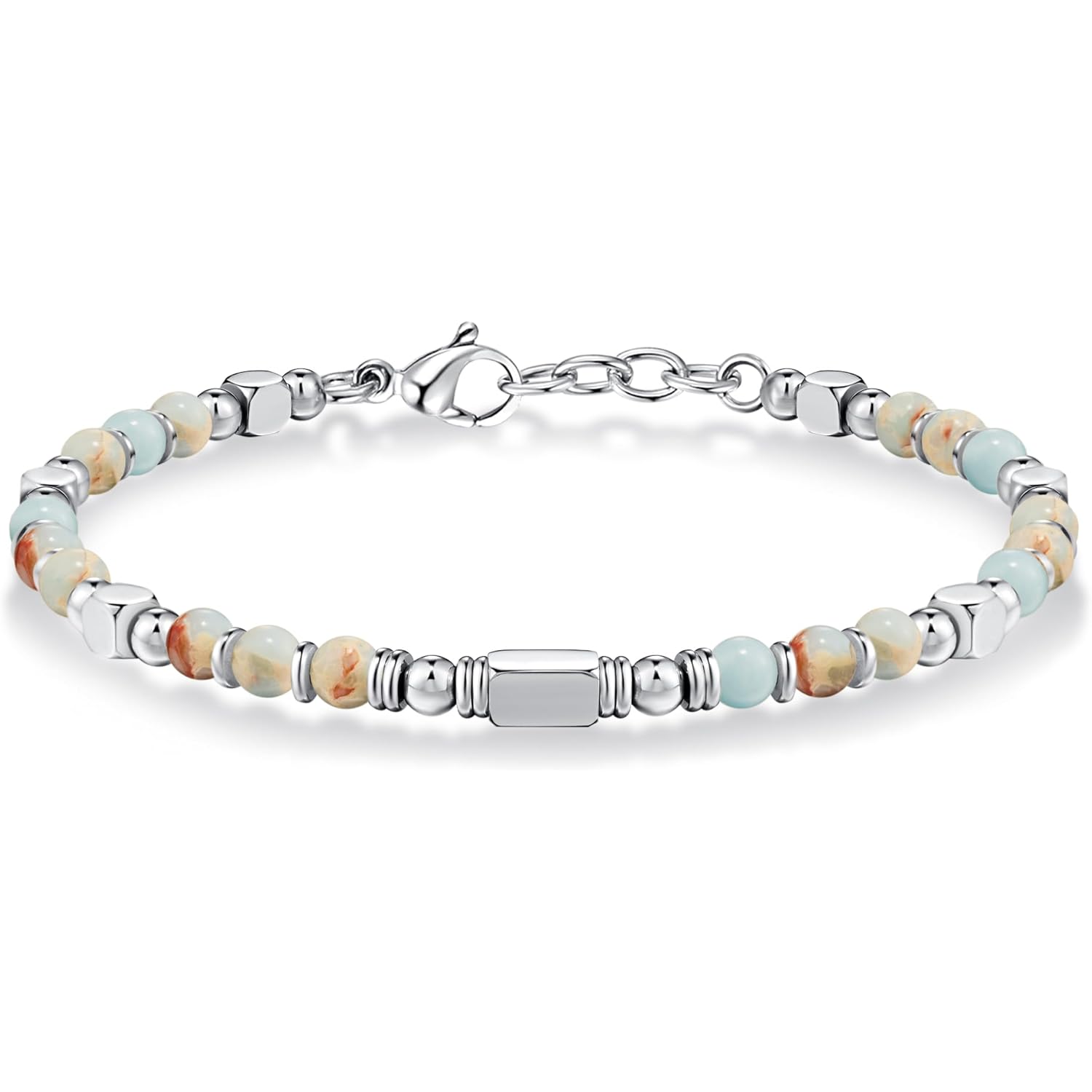 Beaded Bracelets for Women - Silver and Gold Boho Bracelets, Trendy Jewelry Gifts for Lover, Mom, Friends