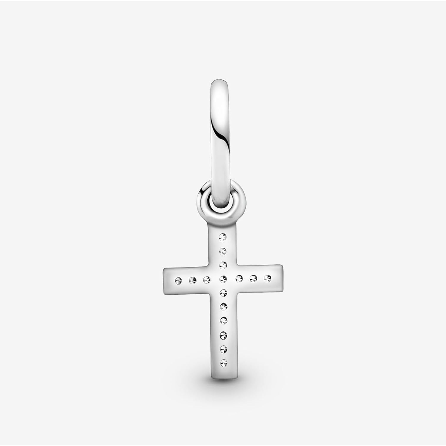 PANDORA Sparkling Cross Dangle - Compatible ME/Moments - Sterling Silver Charm with Cubic Zirconia - Gift with Gift Box