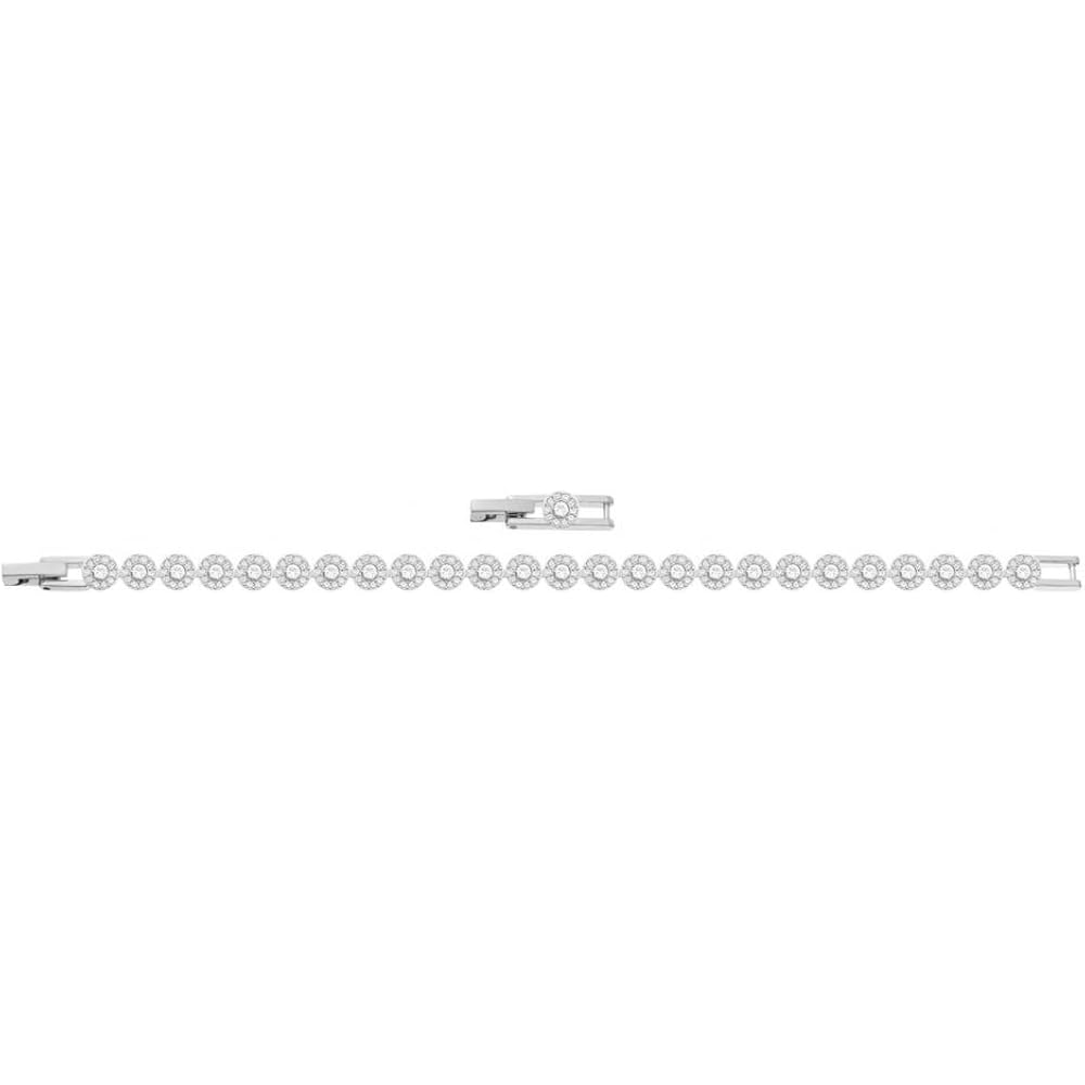 Swarovski Una Angelic Bracelet with White Crystals on a Rhodium Plated Setting