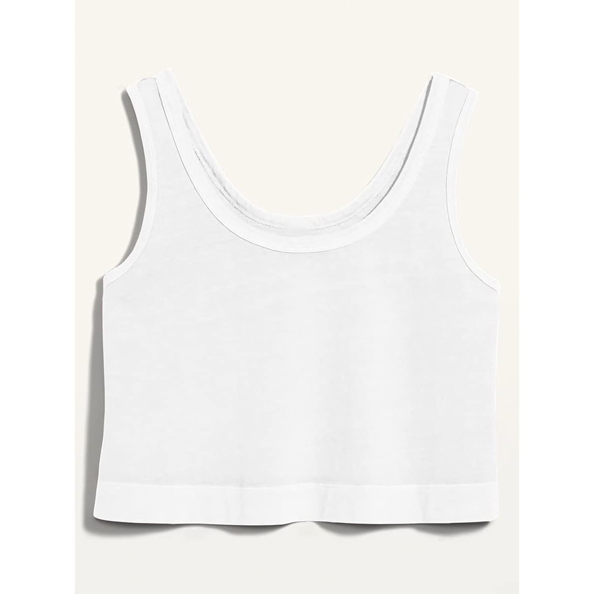 Aoysky Womens Cotton Crop Tops Casual Loose Tank Top Sleeveless Basic Cropped Athletic Yoga Workout Shirt