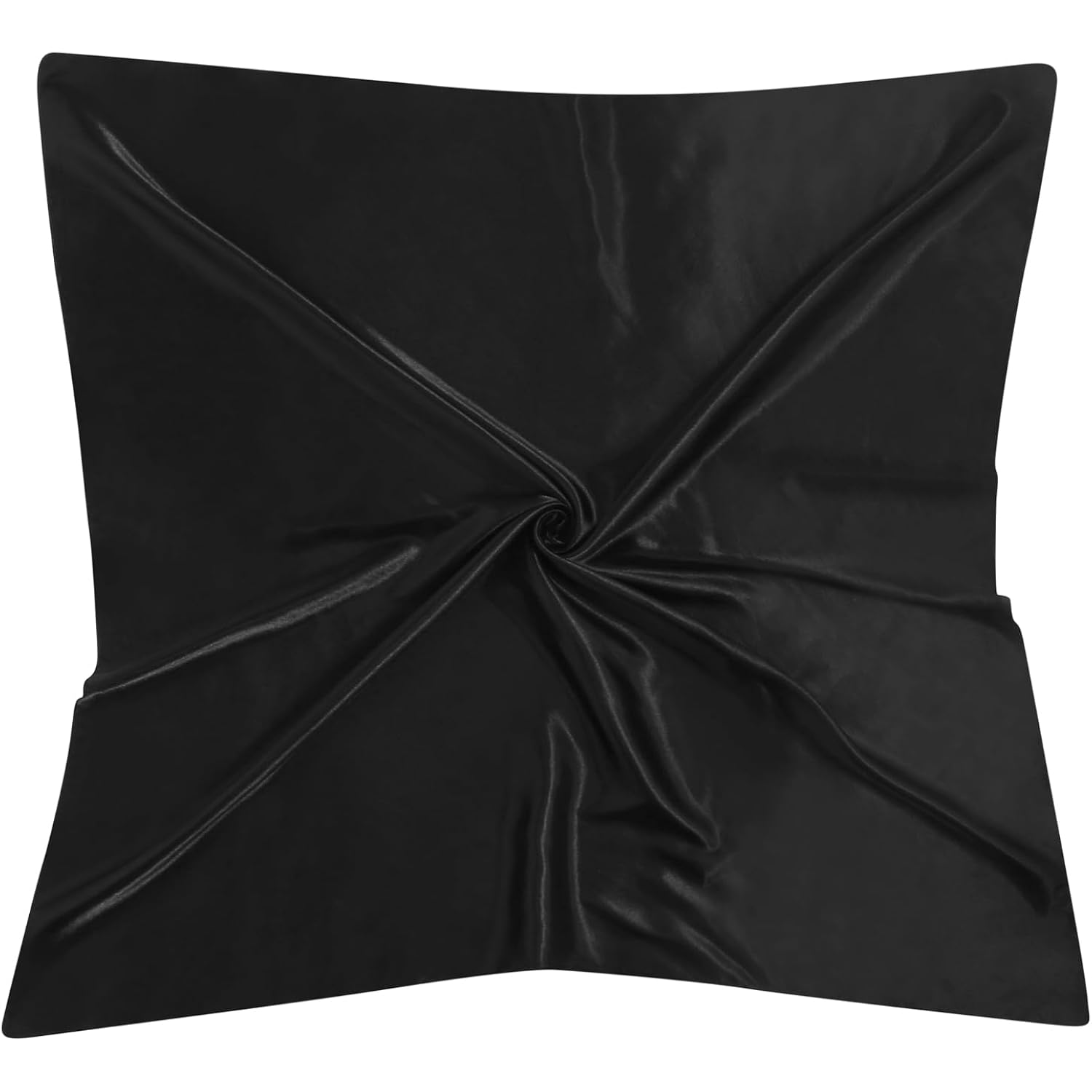 35” Large Square Satin Head Scarf - 3Pcs Silk Like Head Scarves Silk Bandana Satin Hair Scarf Head Wraps For Women