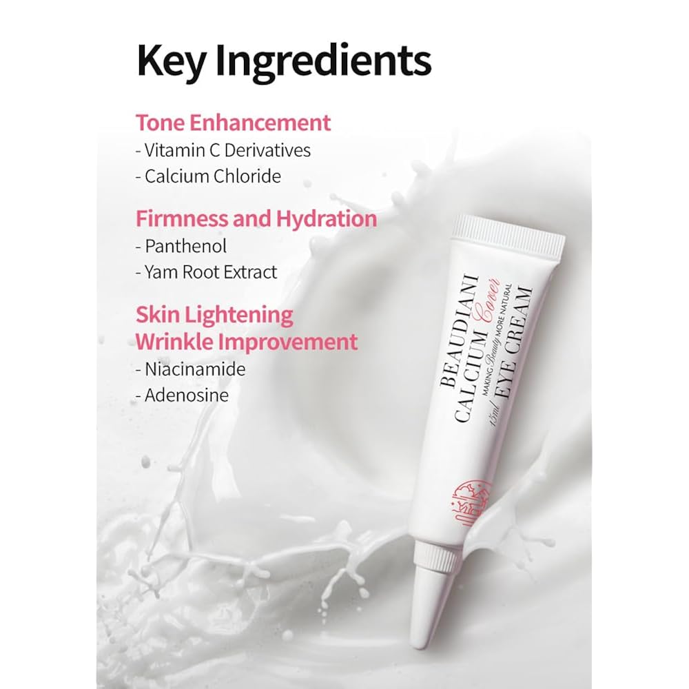 Tinted Eye Cream for Dark Circles – Color Correcting & Hydrating Formula with Peptides & Vitamins C & E