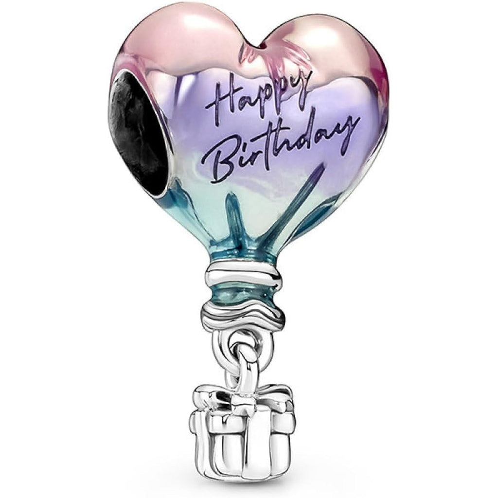 Pandora Happy Birthday Hot Air Balloon Charm Bracelet Charm Moments Bracelets - Stunning Women's Jewelry - Gift for Women - Made with Sterling Silver & Enamel