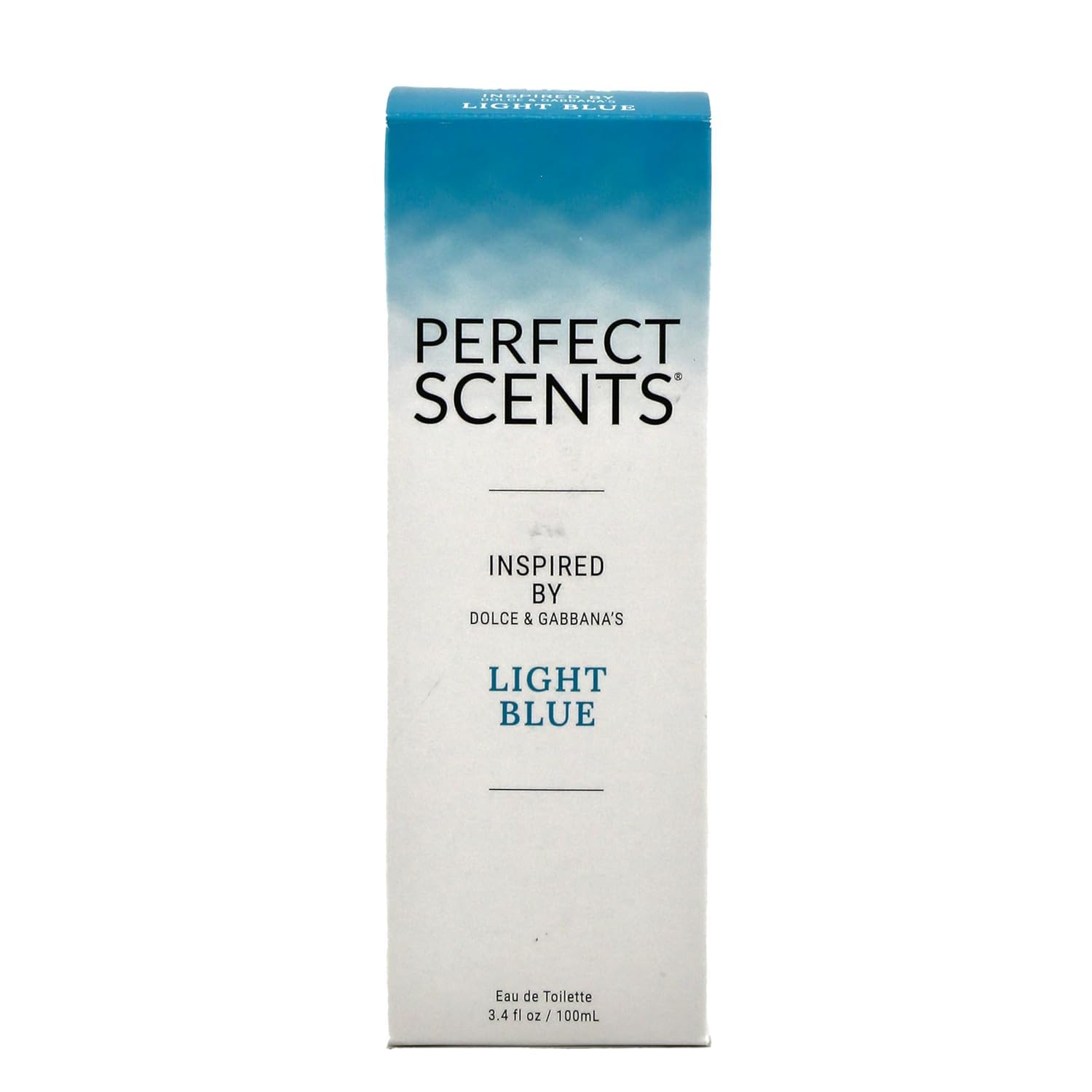 Perfect Scents Fragrances | Inspired by D&G’s Light Blue | Women’s Eau de Toilette | CLEAN, Vegan, Paraben, Phthalate Free | Never Tested on Animals | 3.4 Fl Oz