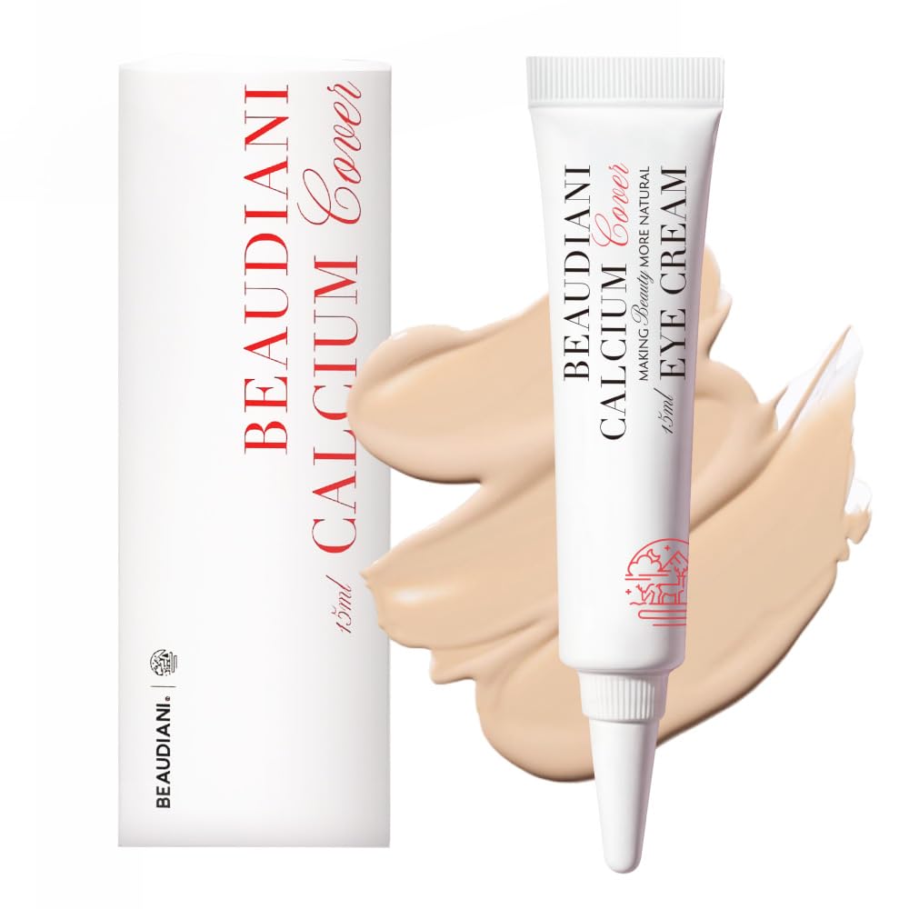 Tinted Eye Cream for Dark Circles – Color Correcting & Hydrating Formula with Peptides & Vitamins C & E