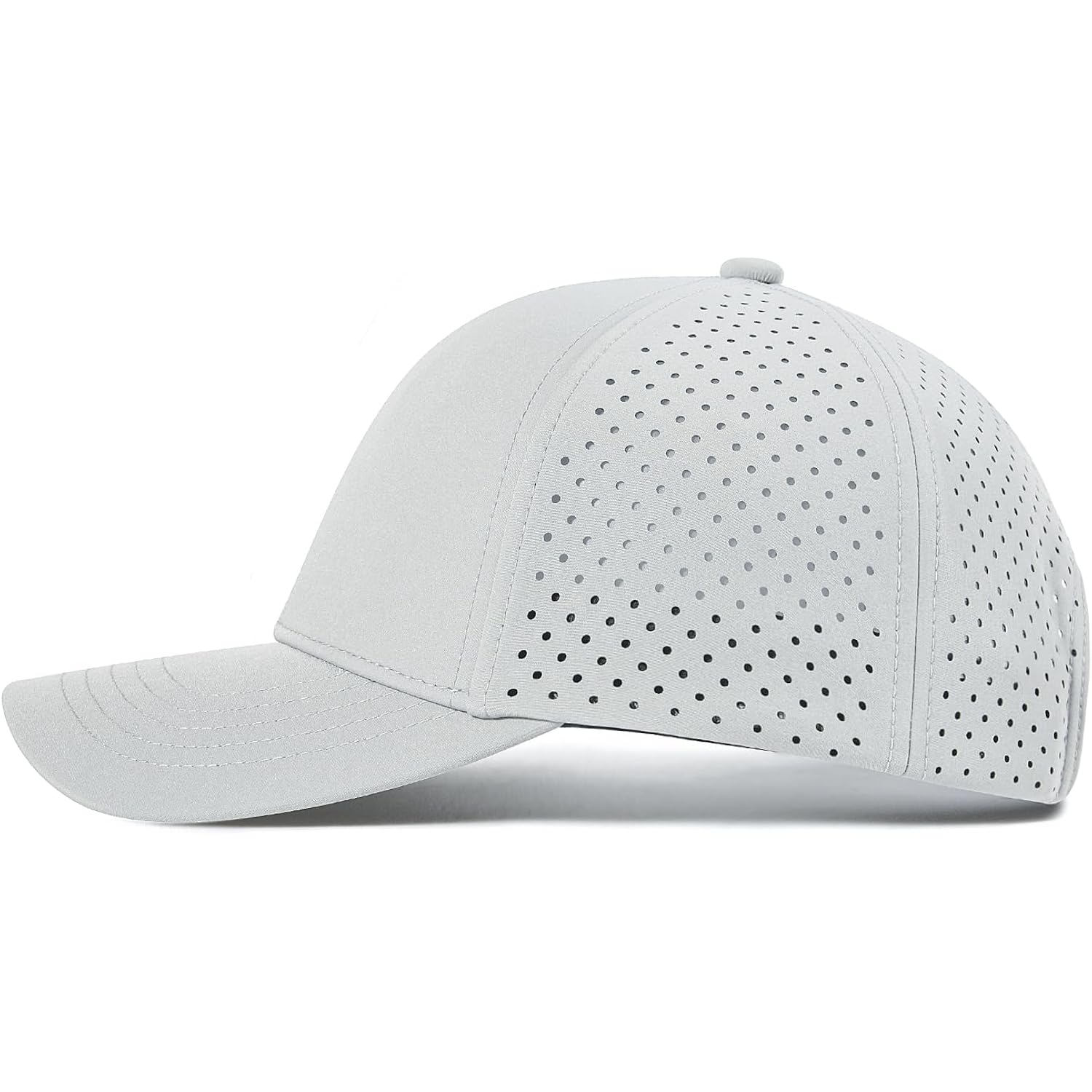 VOBOOM Men Quick Dry Baseball Cap Laser Cut Mesh Ball Curved Brim Snapback Hat