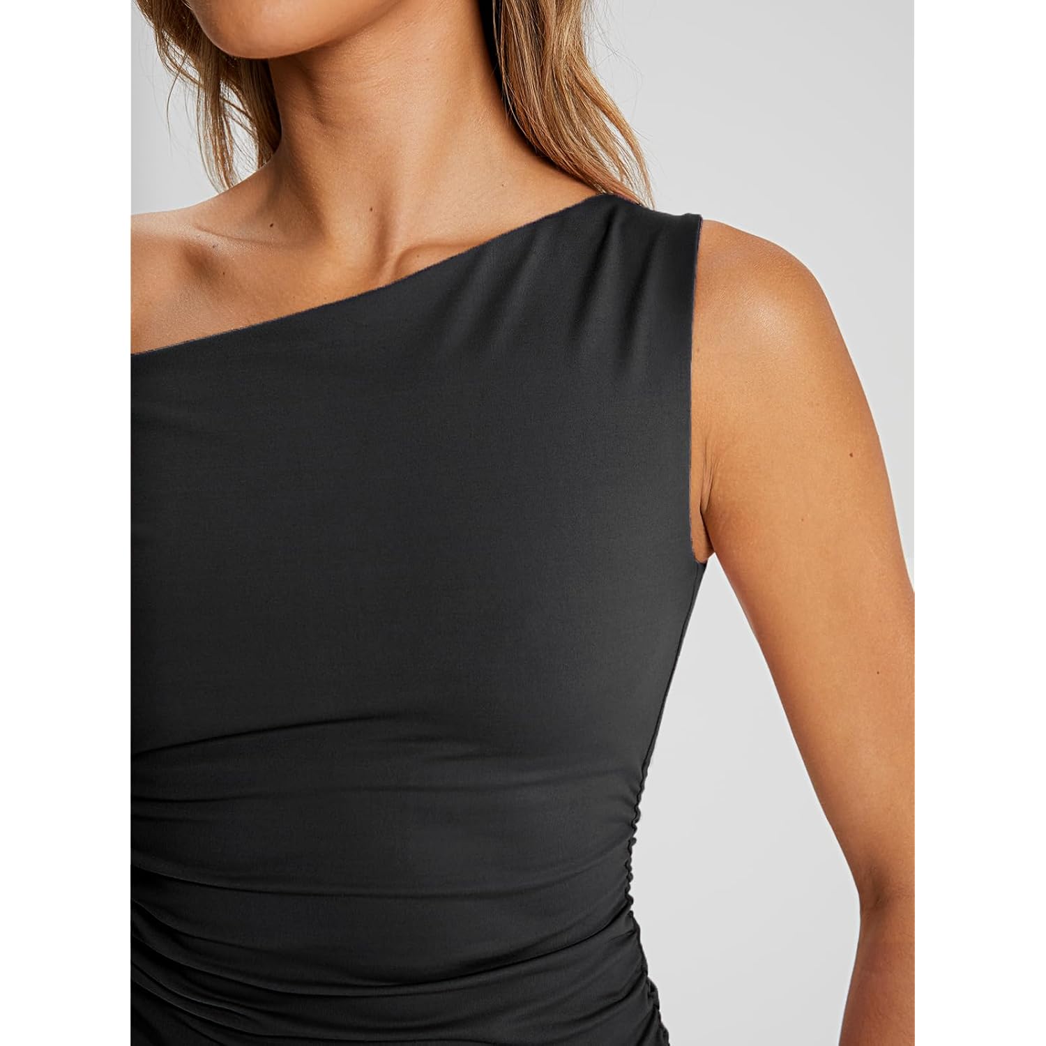 Trendy Queen Womens Summer Off The Shoulder Tops Going Out T Shirts Crop Tank Top Fashion Clothes Spring Outfits 2025