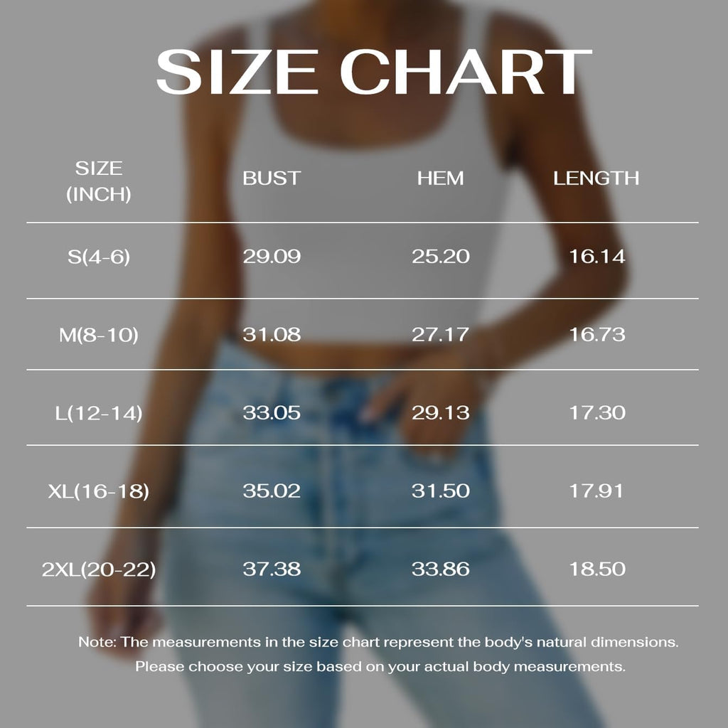 REORIA Women’s Sexy Square Neck Double Lined Seamless Sleeveless Cropped Tank Yoga Crop Basic Tops