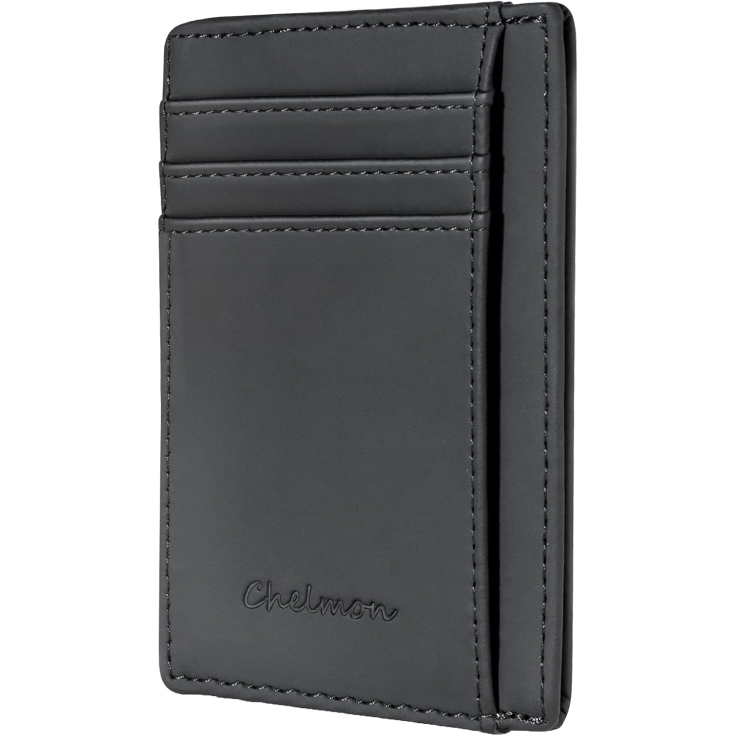 Chelmon Slim Wallet for Men, Minimalist Front Pocket RFID Blocking Credit Card Holder