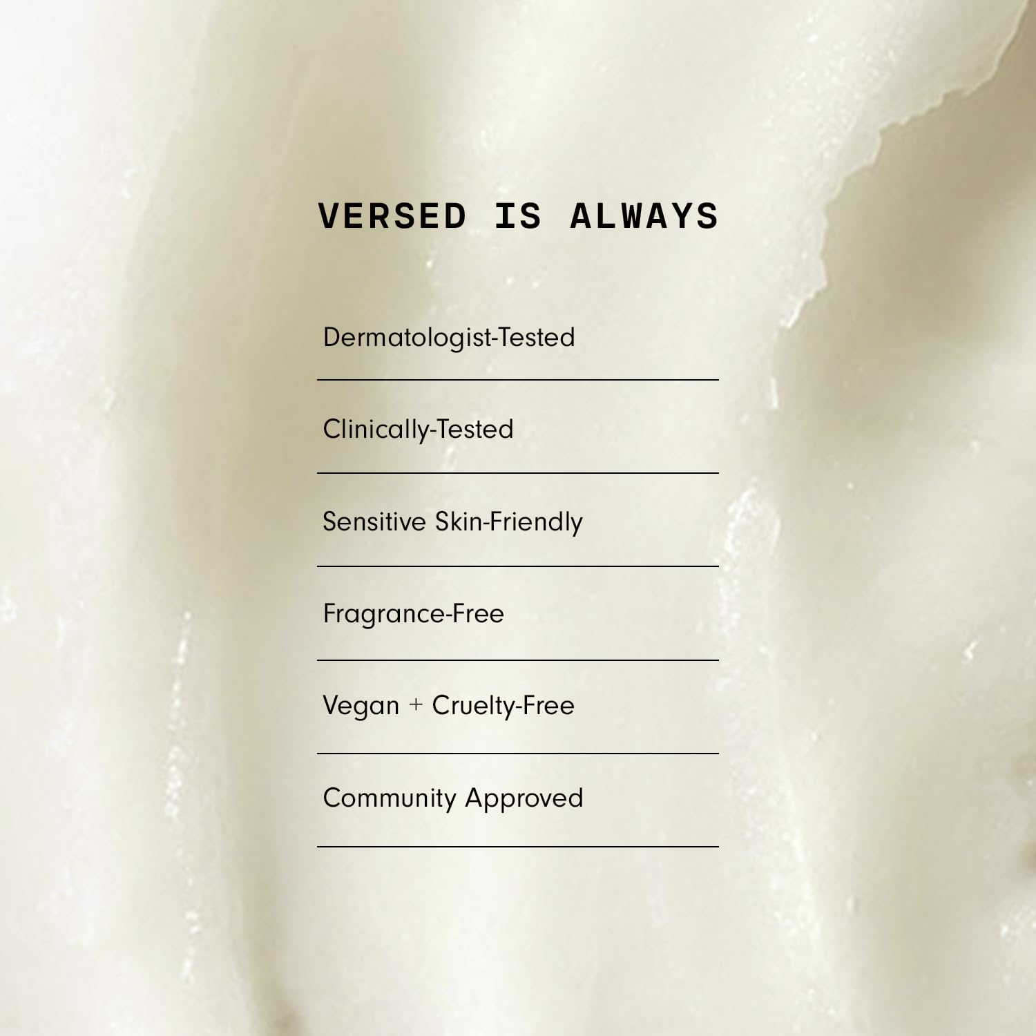 Versed Buff It Out AHA Exfoliating Body Scrub and Mask