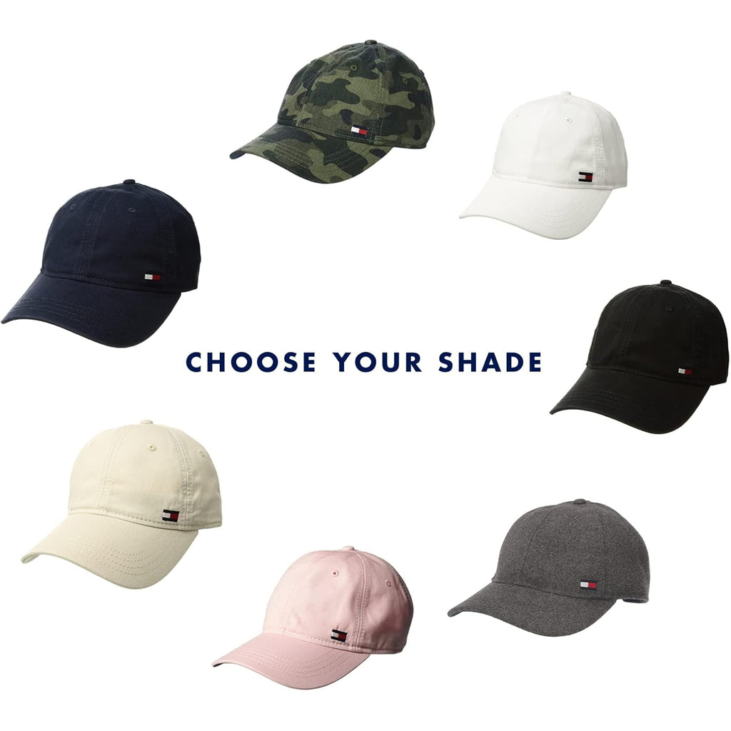 Tommy Hilfiger Men's Cotton Billy Adjustable Flap Baseball Cap