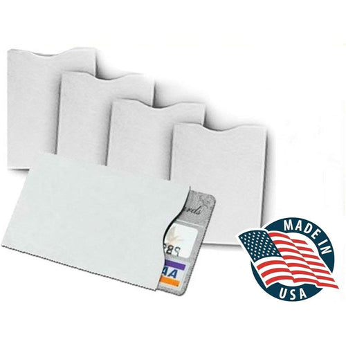 10x RFID Blocking Credit Card"DuPont TYVEK" Sleeves for wallet or purse. Protect your debit cards, credit cards and IDs from identity theft skiming.