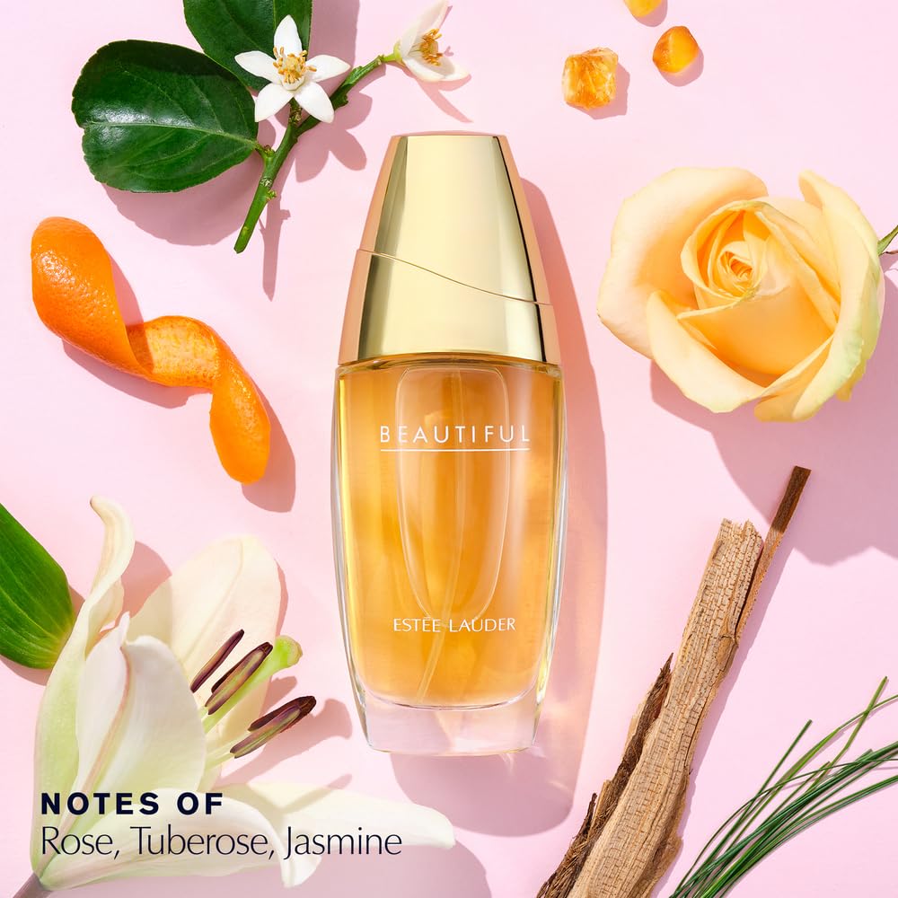 Estée Lauder Beautiful Eau de Parfum Spray with Notes of Rose, Lily, Tuberose & Orange Flower | Women's Perfume