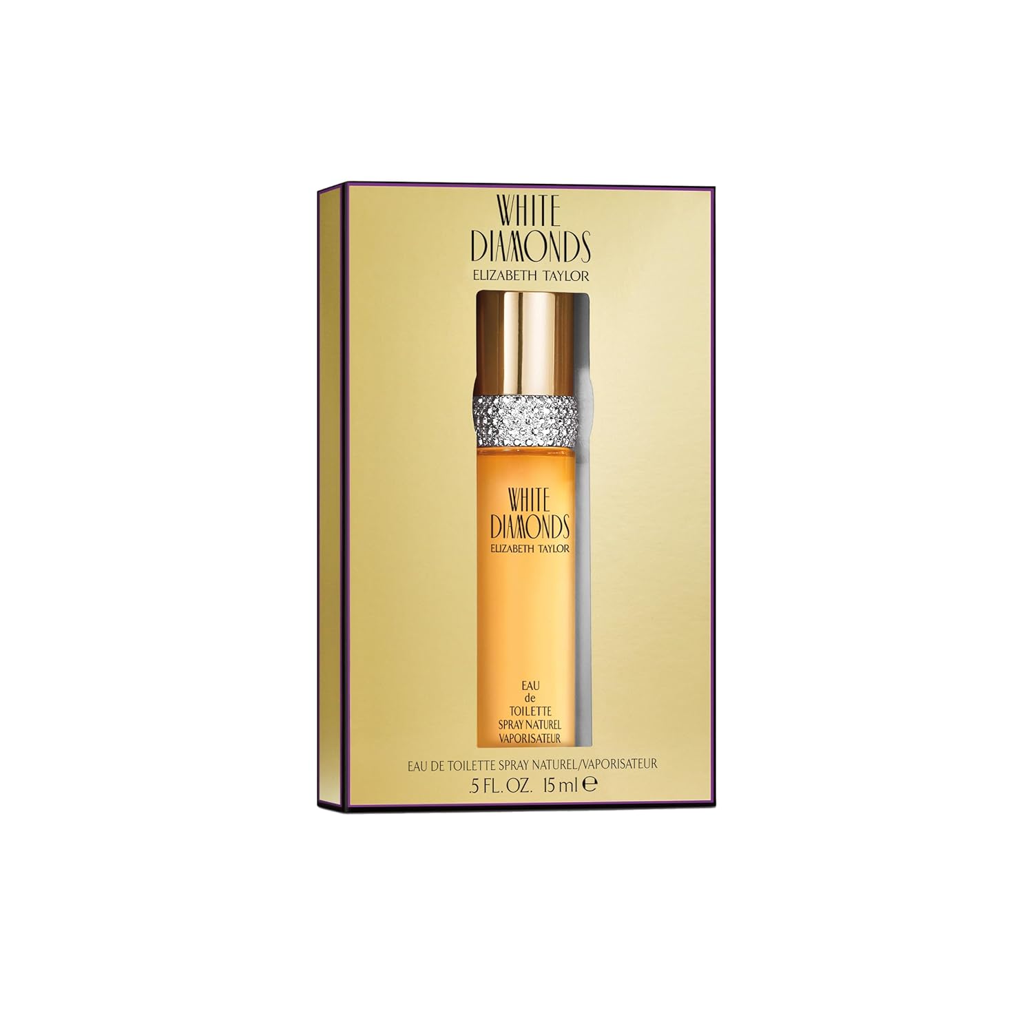 Elizabeth Taylor Women's Perfume, White Diamonds, Eau De Toilette EDT Spray, 0.5 fl. oz