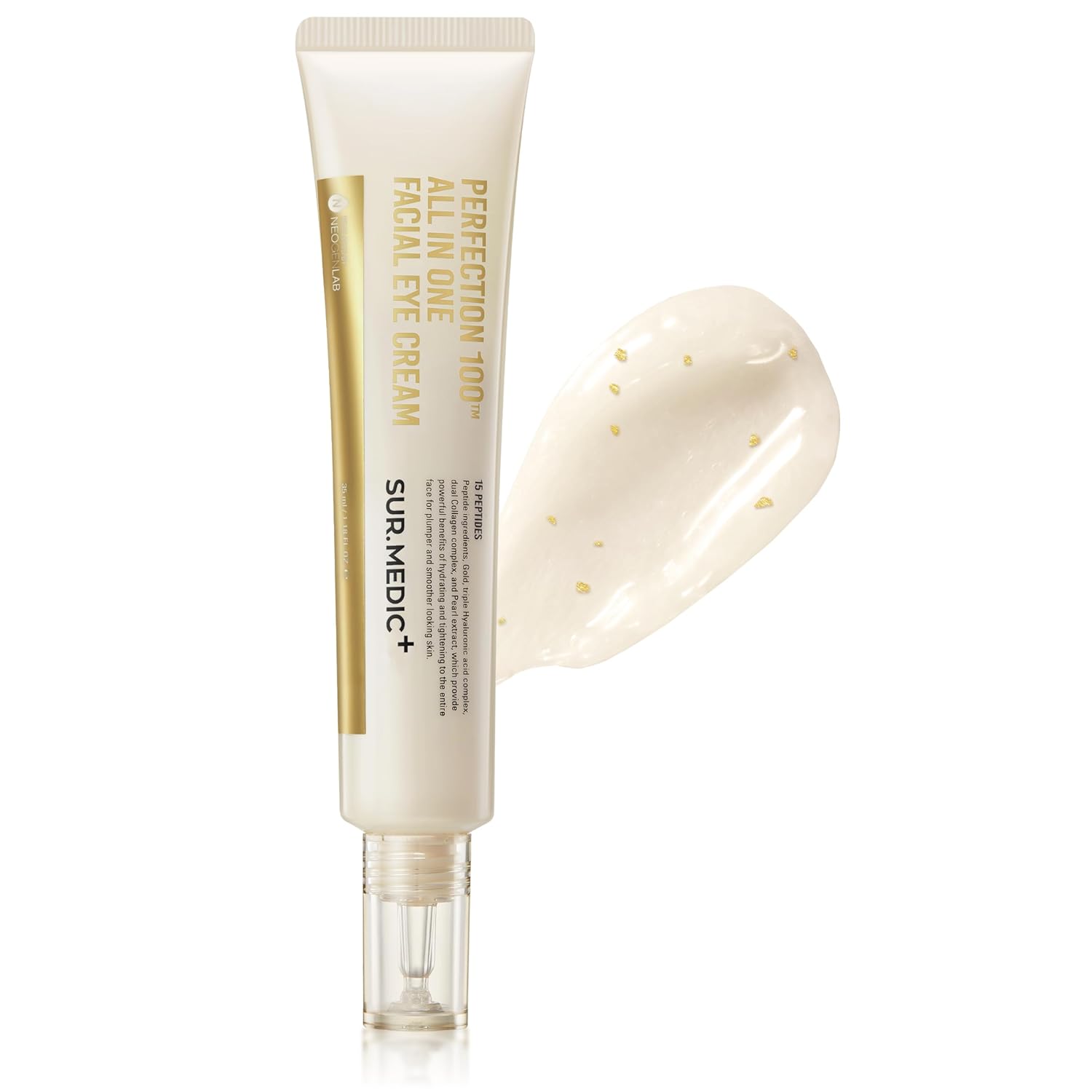 SUR.MEDIC+ 24K Gold Perfection All In One Cream for Face & Eye with Hyaluronic Acid, Panthenol and 24 Gold 1.18 oz
