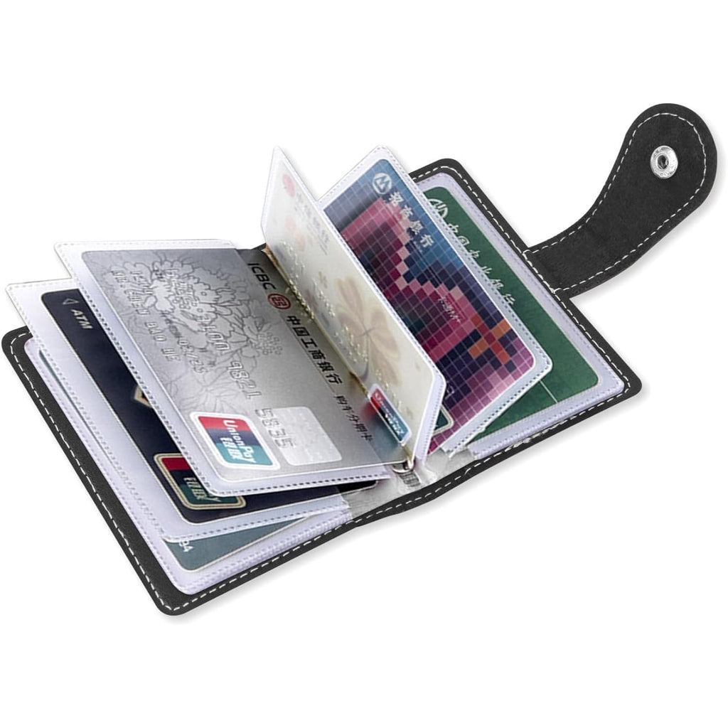 2 Pcs Credit Card Holder and business card holder，Sd Card Holder Each Has 26 Card Organizers, 2024 New Credit Card Holders book for Men and Women.