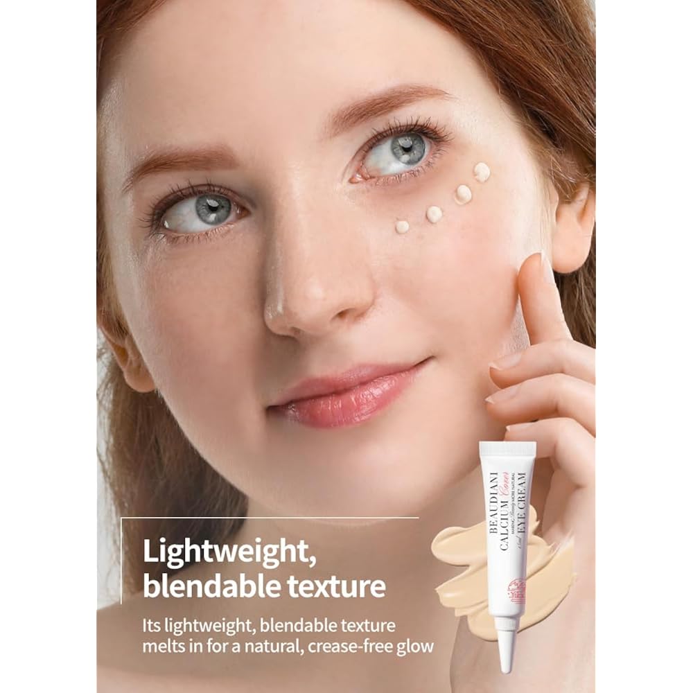 Tinted Eye Cream for Dark Circles – Color Correcting & Hydrating Formula with Peptides & Vitamins C & E