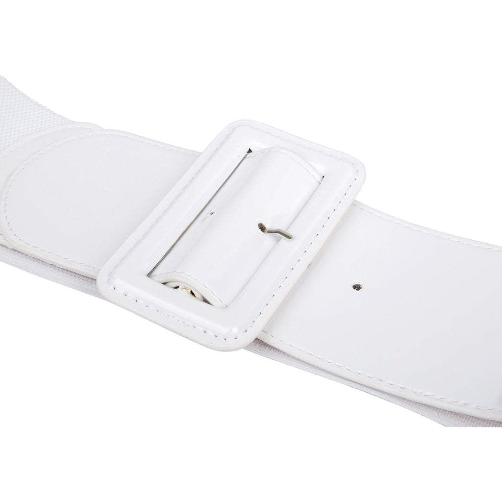 GRACE KARIN Women's Stretchy Belt 1950s 3 Inch Wide Elastic Belts