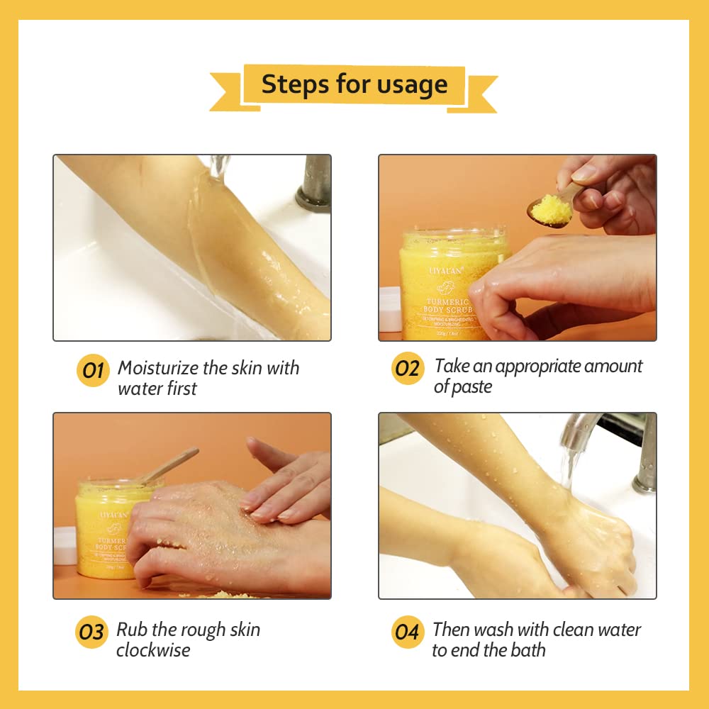 Liyalan Turmeric Body Scrub