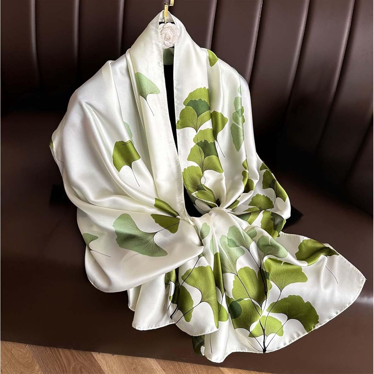 Acotavie Scarfs for Women Fashion Scarves Long Floral Pattern Scarf Headscarf Lightweight Sunscreen Shawls