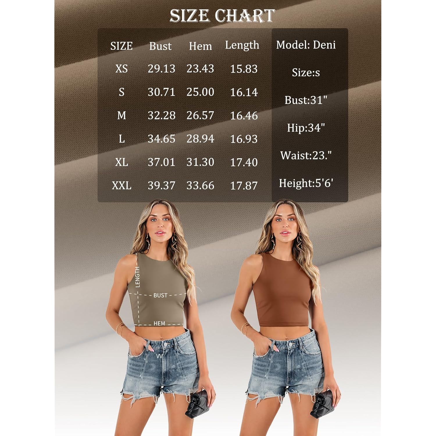 EFAN Womens Sexy Sleeveless Double Lined Crop Tops Workout Cute Tight Racerback Tank Tops Summer Clothes Teen Girls 2025