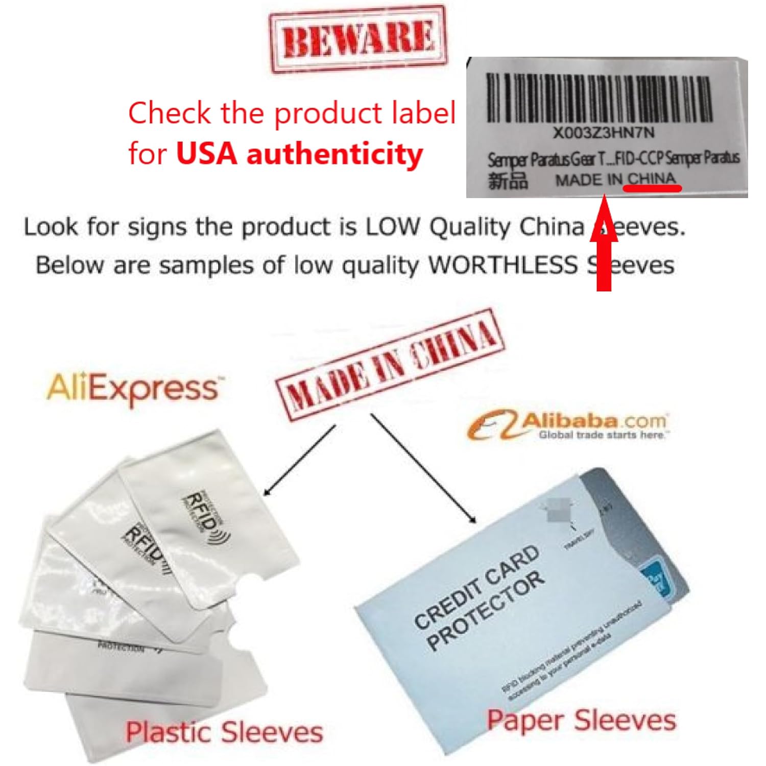 10x RFID Blocking Credit Card"DuPont TYVEK" Sleeves for wallet or purse. Protect your debit cards, credit cards and IDs from identity theft skiming.