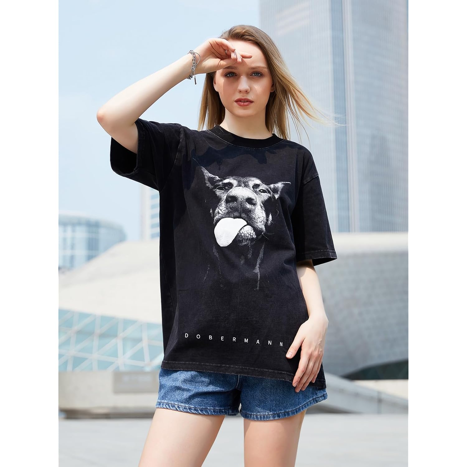 Men's Graphic Tees Shirt Unisex Cotton Oversized T-Shirt Short Sleeve Vintage Streetwear Casual Tee Top