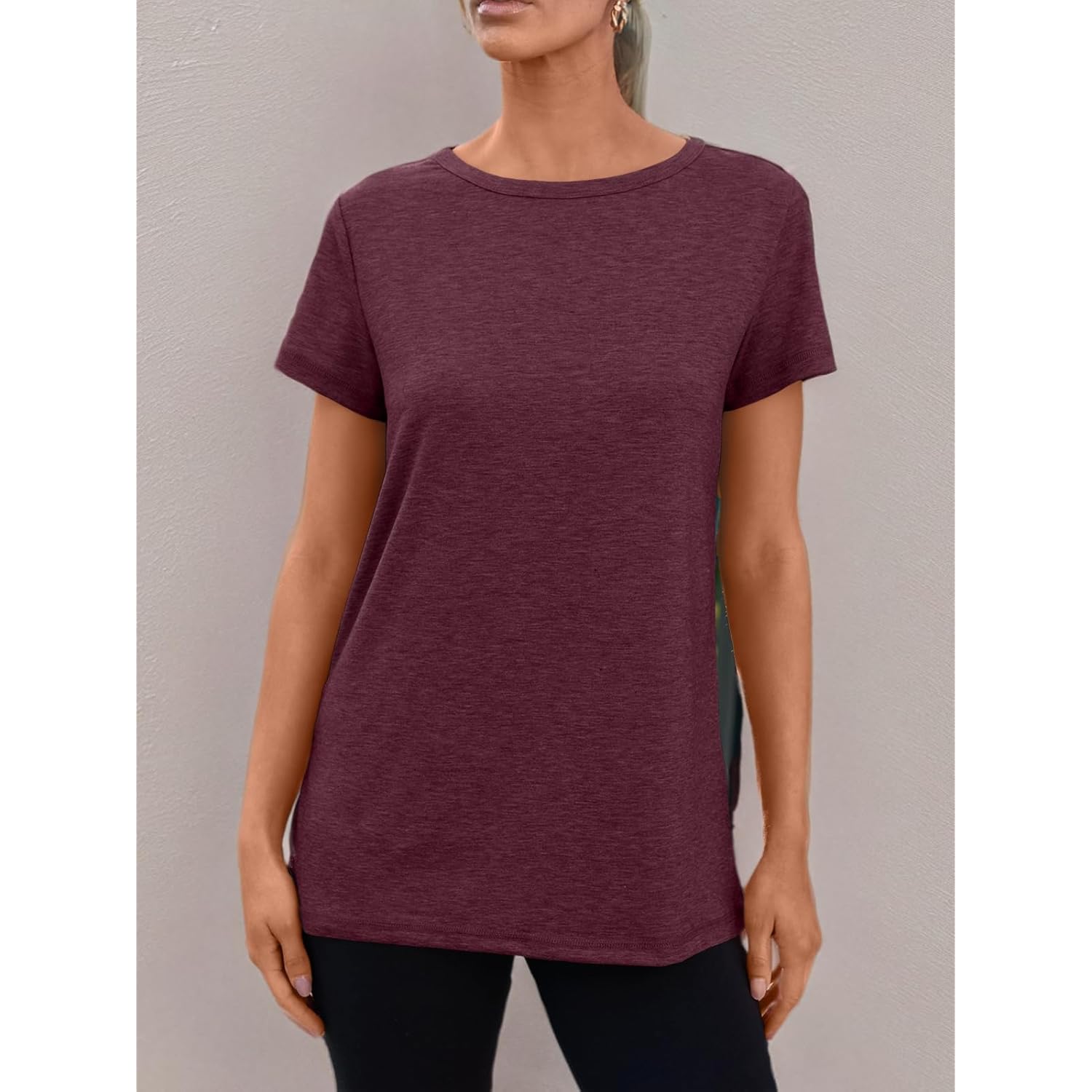 AUTOMET Summer Tops Womens Spring Short Sleeve Shirts Beach Vacation Clothes Fashion Plus Size Tshirts for Teen Girls 2025