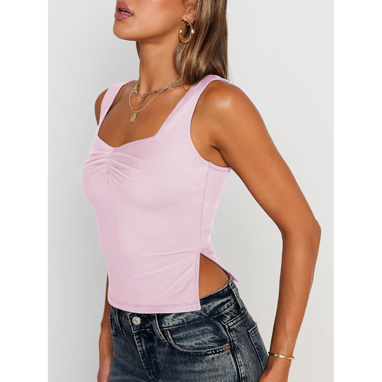 Trendy Queen Womens Going Out Crop Tops Backless Tank Tops Summer Y2k Teen Girls Basics Cute Clothes