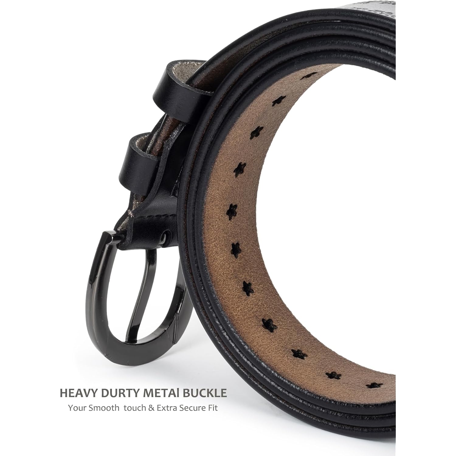Women-Leather-Belt for Jeans Pants Adjustable-Fashion-Casual-Waist-Belts Hollow Flower Belt for Ladies Girls