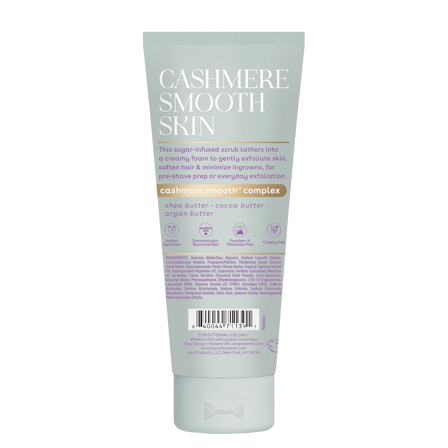 eos Cashmere Skin Collection Pre-Shave Scrub