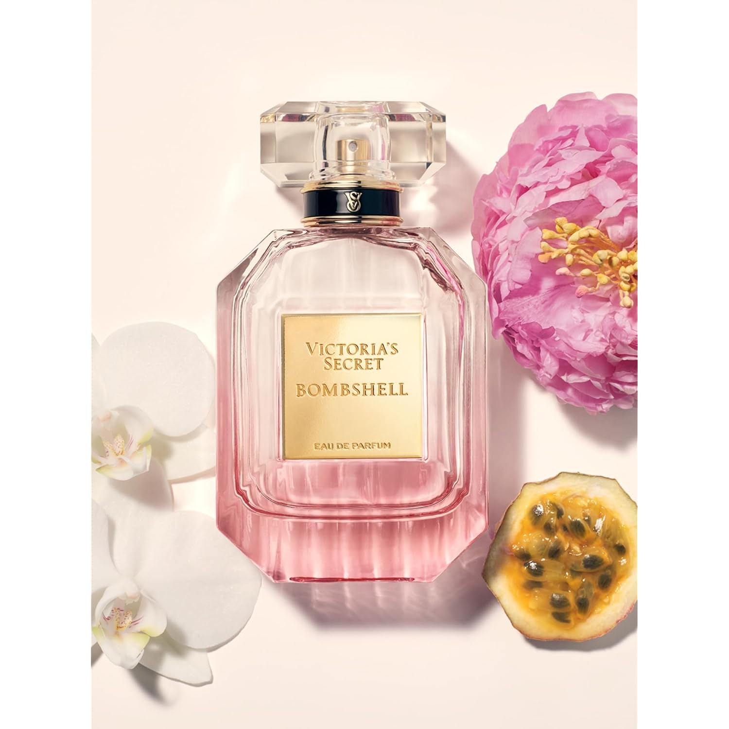 Victoria's Secret Bombshell Eau de Parfum, Notes of Purple Passion Fruit, Shangri-La Peony & Vanilla Orchid, Perfumes for Women (3.4 oz)