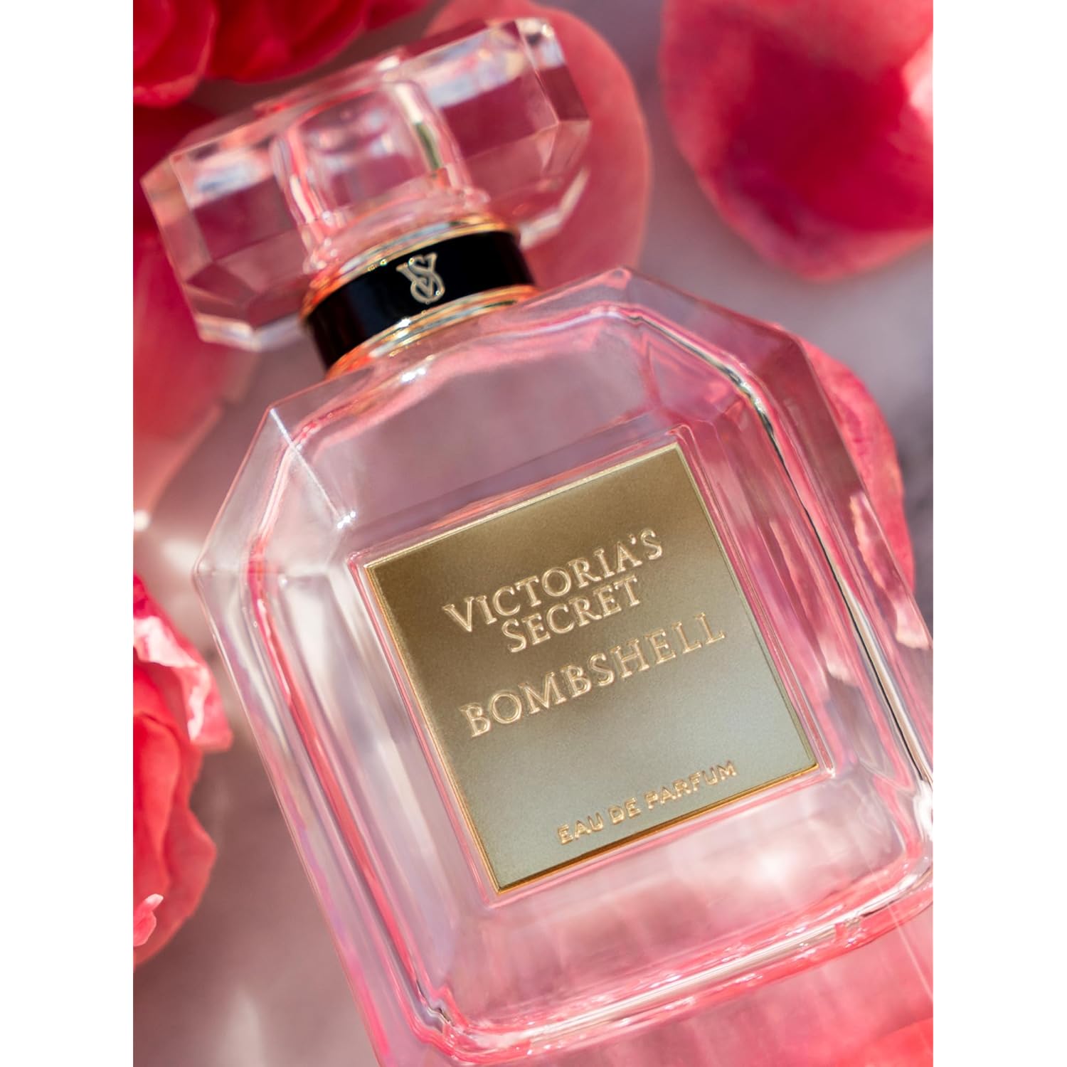 Victoria's Secret Bombshell Eau de Parfum, Notes of Purple Passion Fruit, Shangri-La Peony & Vanilla Orchid, Perfumes for Women (3.4 oz)