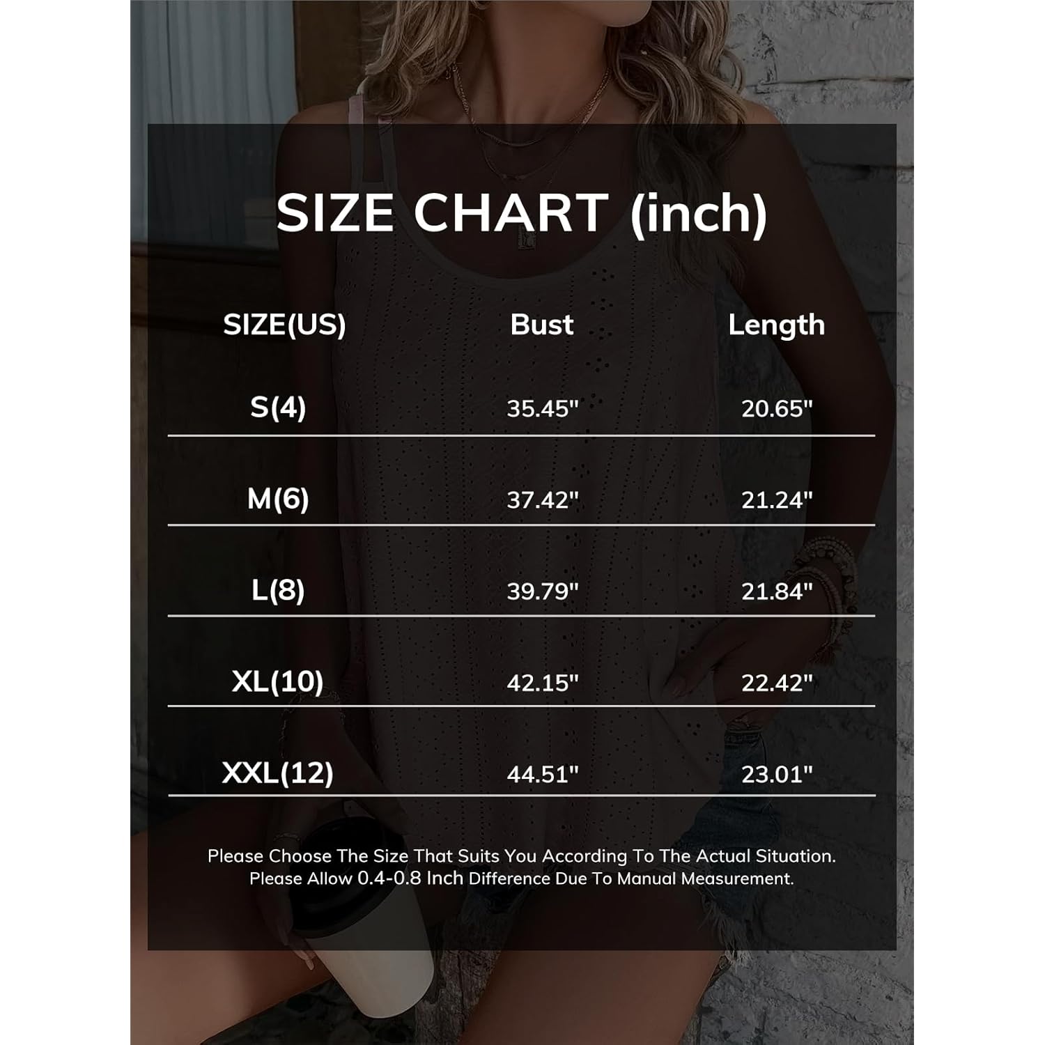 ATHMILE Women's Tank Tops Sleeveless Summer Top Spaghetti Strap Spring Shirt Loose Fit Beach Vacation 2025 Casual