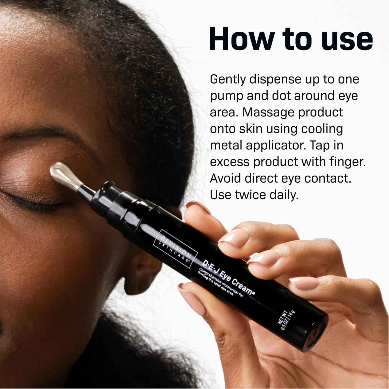 Revision Skincare D·E·J Eye Cream®, Firming and Moisturizing Treatment for Fine Lines, Wrinkles and Crow’s Feet