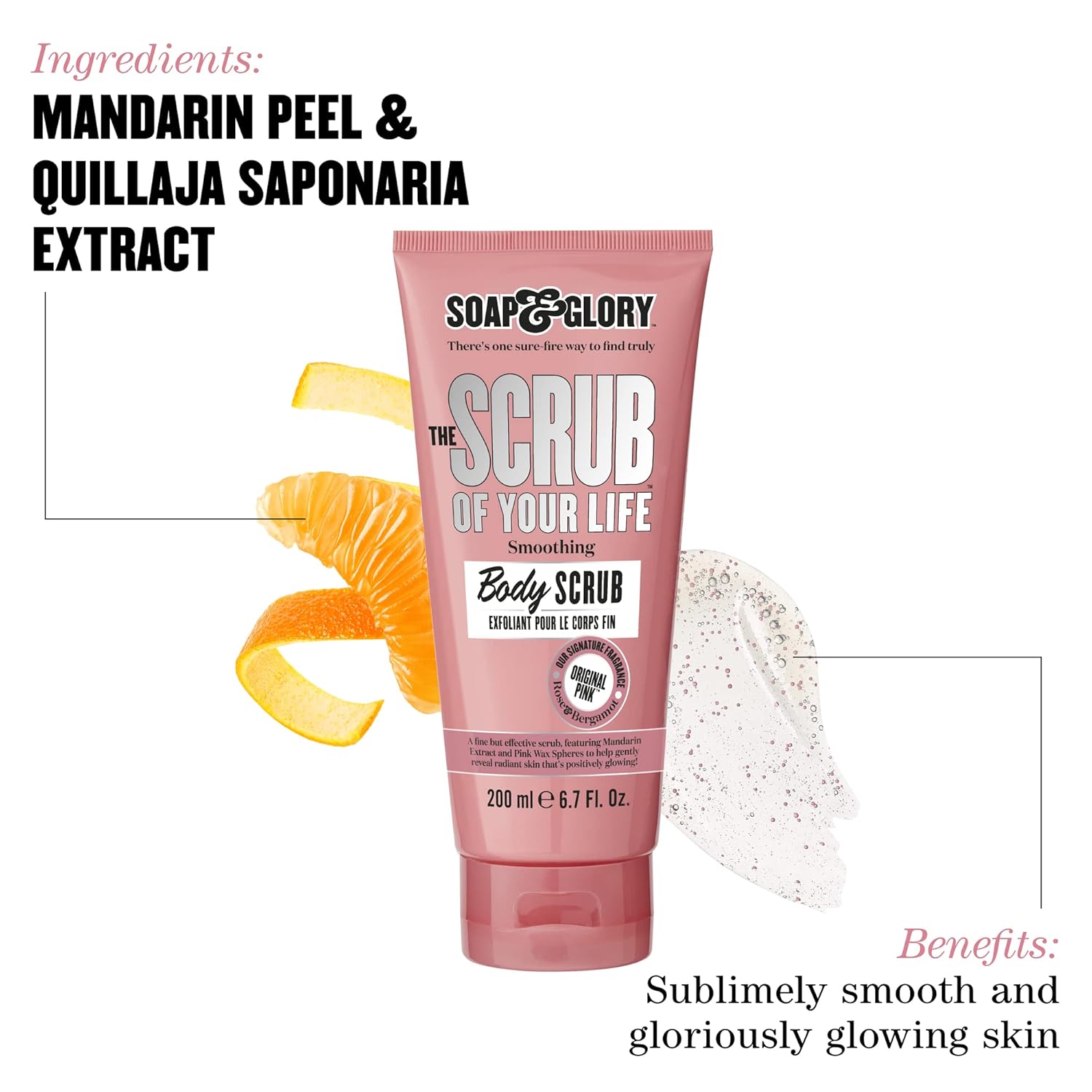 Soap & Glory Original Pink The Scrub Of Your Life Exfoliating Body Scrub
