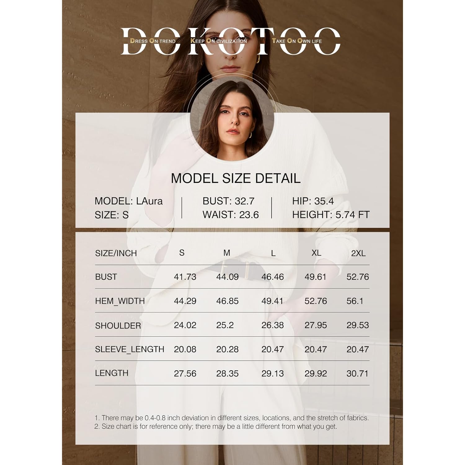 Dokotoo Womens Casual Button V Neck Long Sleeve Shirts Oversized Solid Blouses Tops