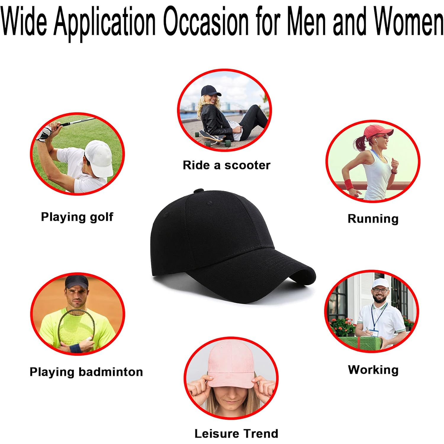 PFFY 2 Packs Baseball Cap Golf Dad Hat for Men and Women