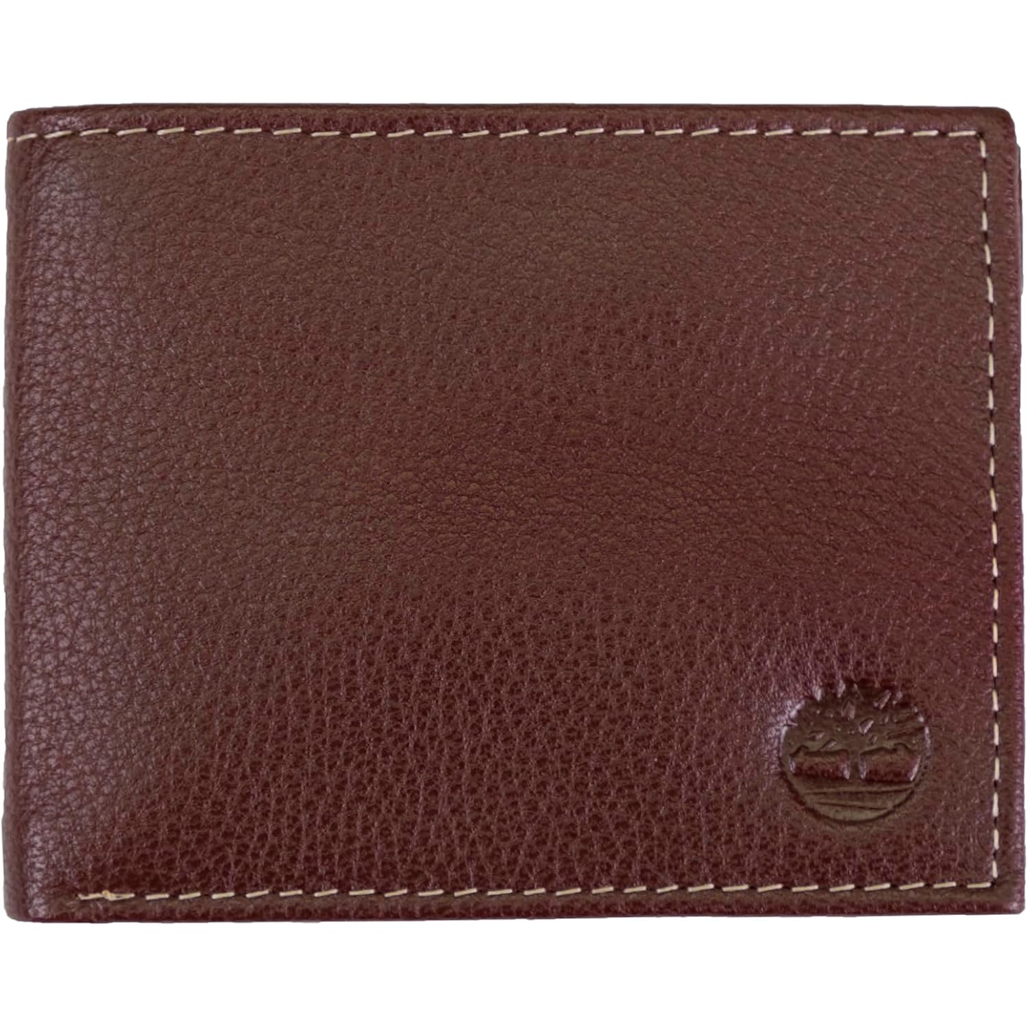 Timberland Men's Leather Wallet With Attached Flip Pocket, Brown (Sportz), One Size