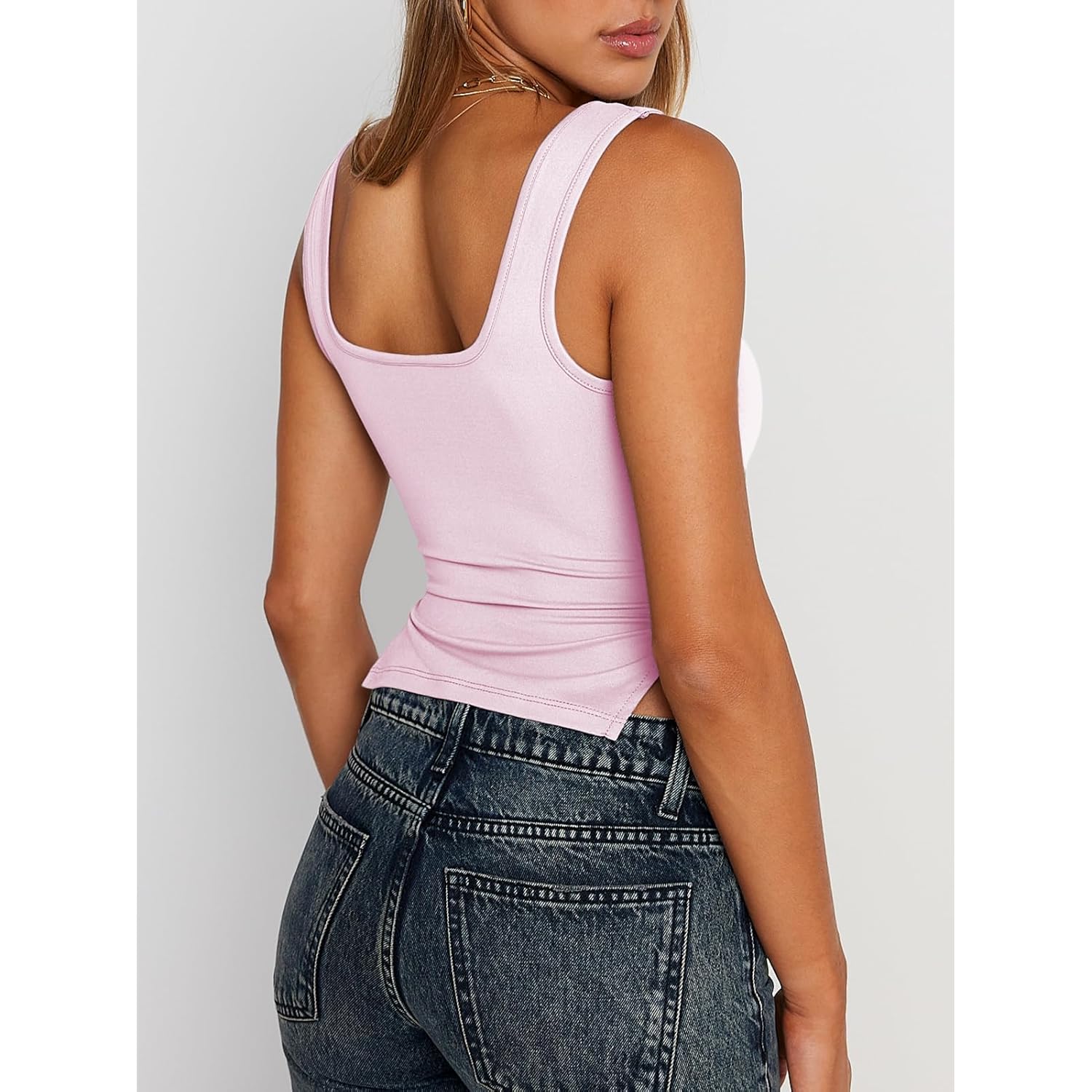 Trendy Queen Womens Going Out Crop Tops Backless Tank Tops Summer Y2k Teen Girls Basics Cute Clothes