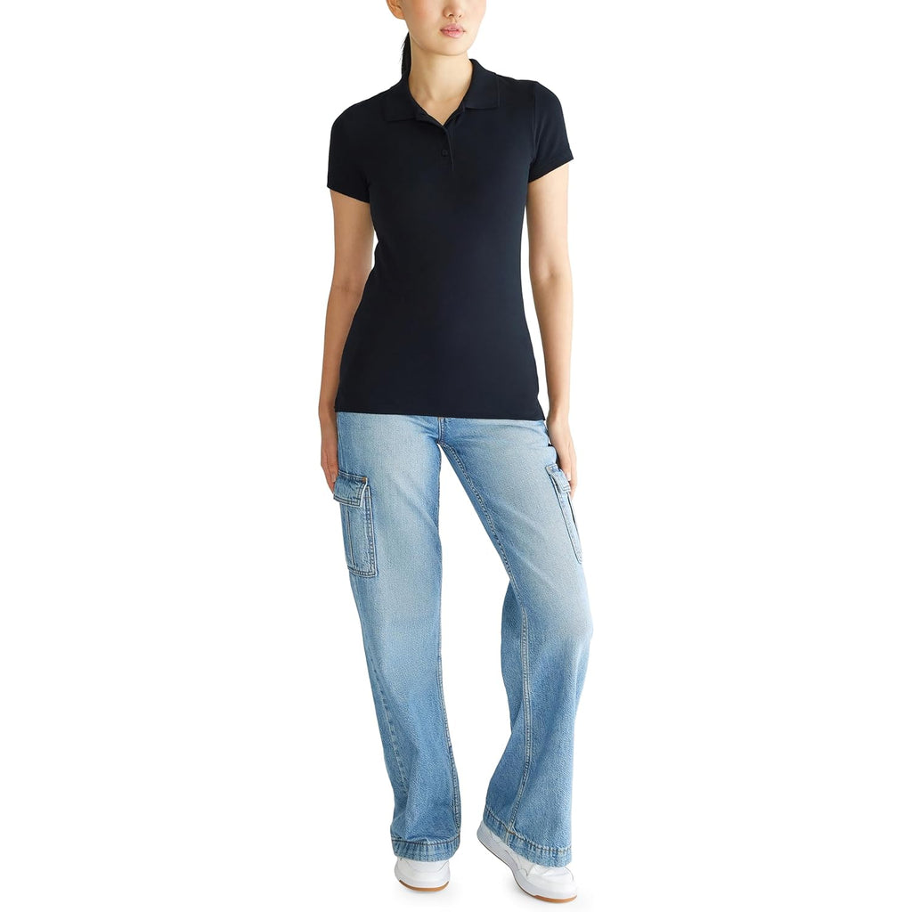AEROPOSTALE Women's Aero Uniform Polo Short Sleeve