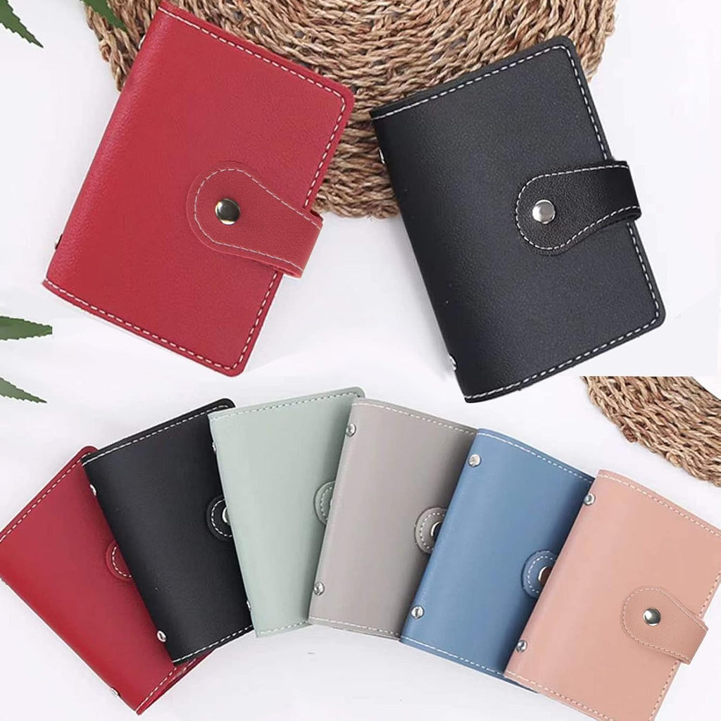 2 Pcs Credit Card Holder and business card holder，Sd Card Holder Each Has 26 Card Organizers, 2024 New Credit Card Holders book for Men and Women.
