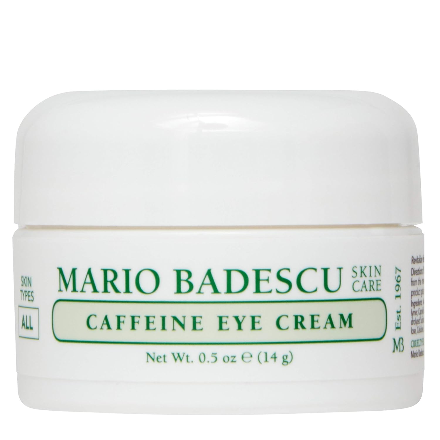 Mario Badescu Eye Cream for Dark Circles and Puffiness – Hyaluronic, Caffeine or Glycolic – Hydrating, Firming and Anti Aging Overnight Under Eye Care Treatment for Fine Lines and Wrinkles