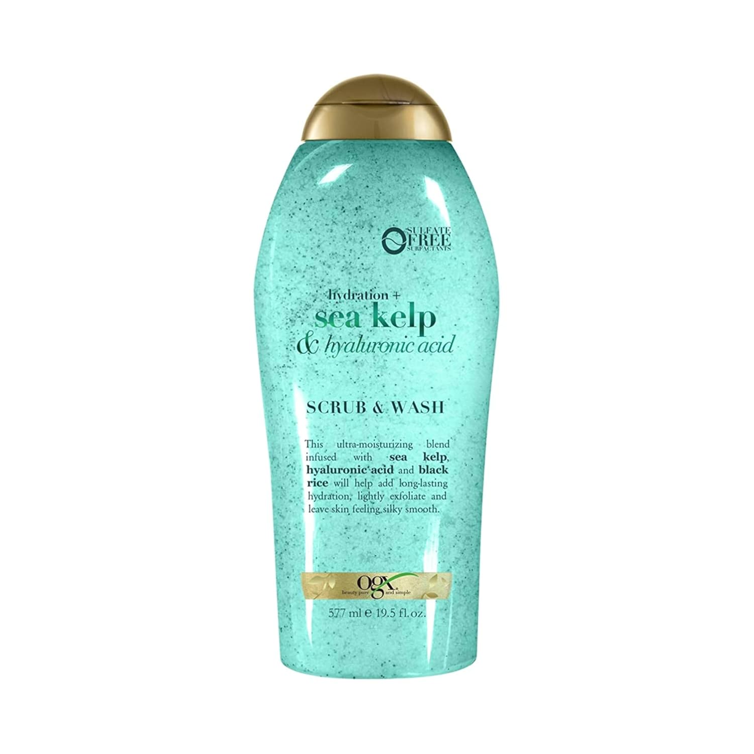 OGX Hydration + Sea Kelp & Hyaluronic Acid Sulfate-Free Lightly Moisturizing Body Scrub