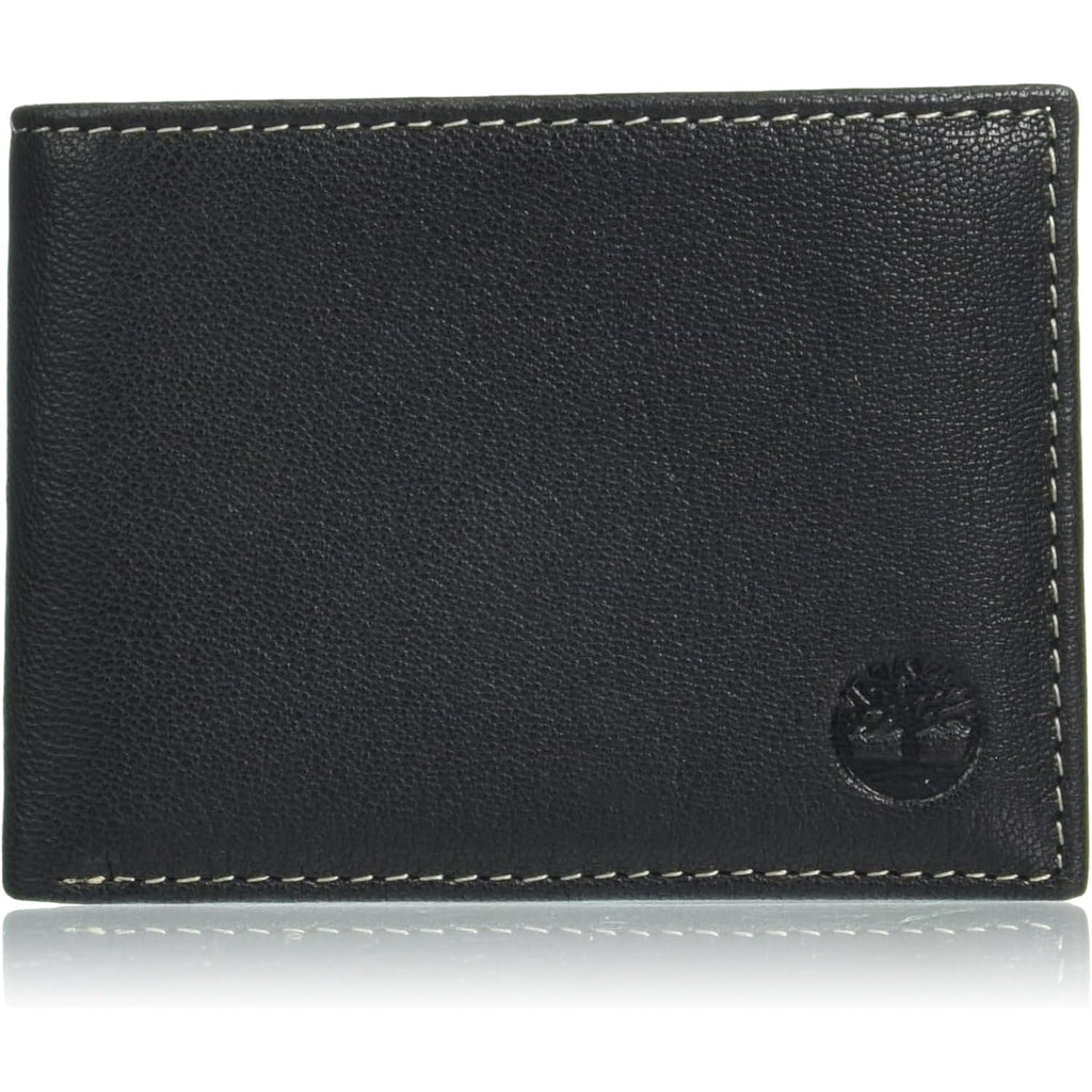 Timberland Men's Genuine Leather Passcase Security RFID Wallet