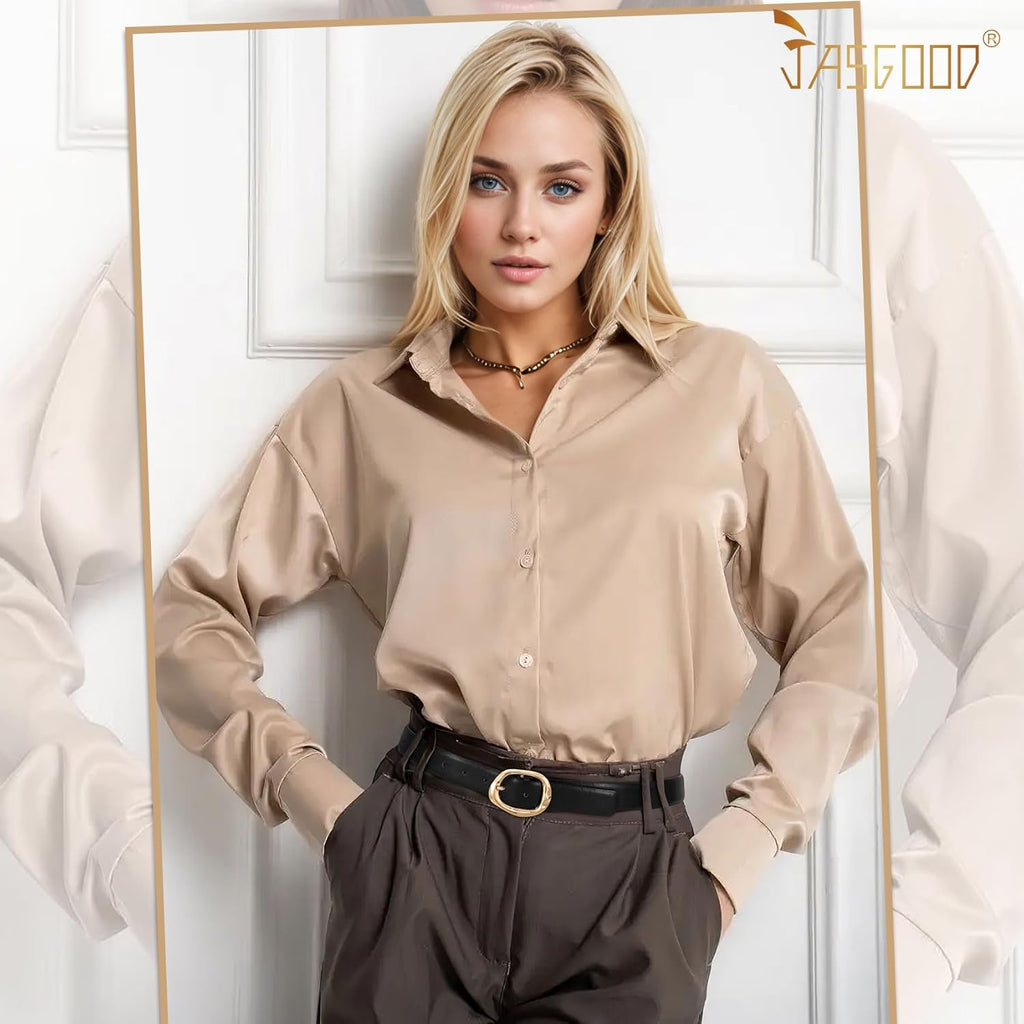 JASGOOD Women Leather Belt for Jeans Pants Ladies Casual Waist Belt Fashion Women Belt with Gold Buckle