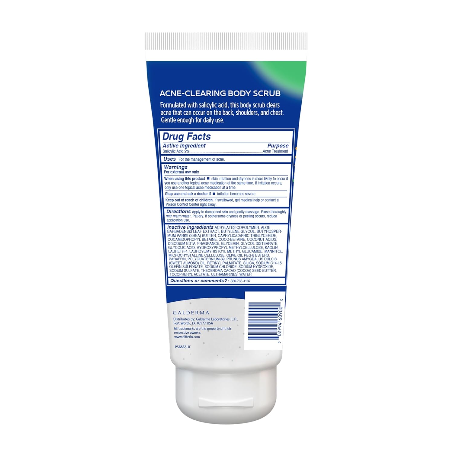 Differin Body Scrub with Salicylic Acid