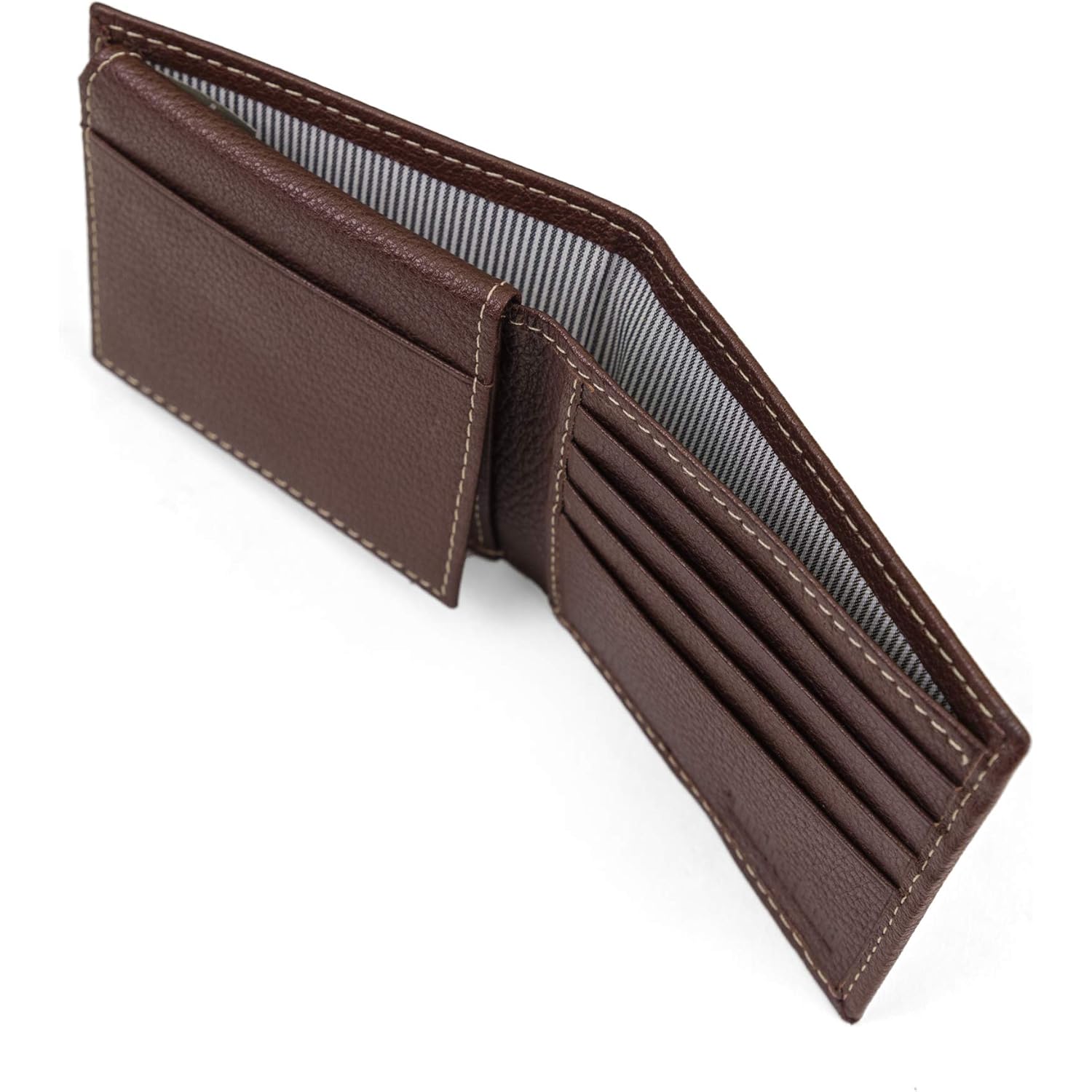 Timberland Men's Leather Wallet With Attached Flip Pocket, Brown (Sportz), One Size