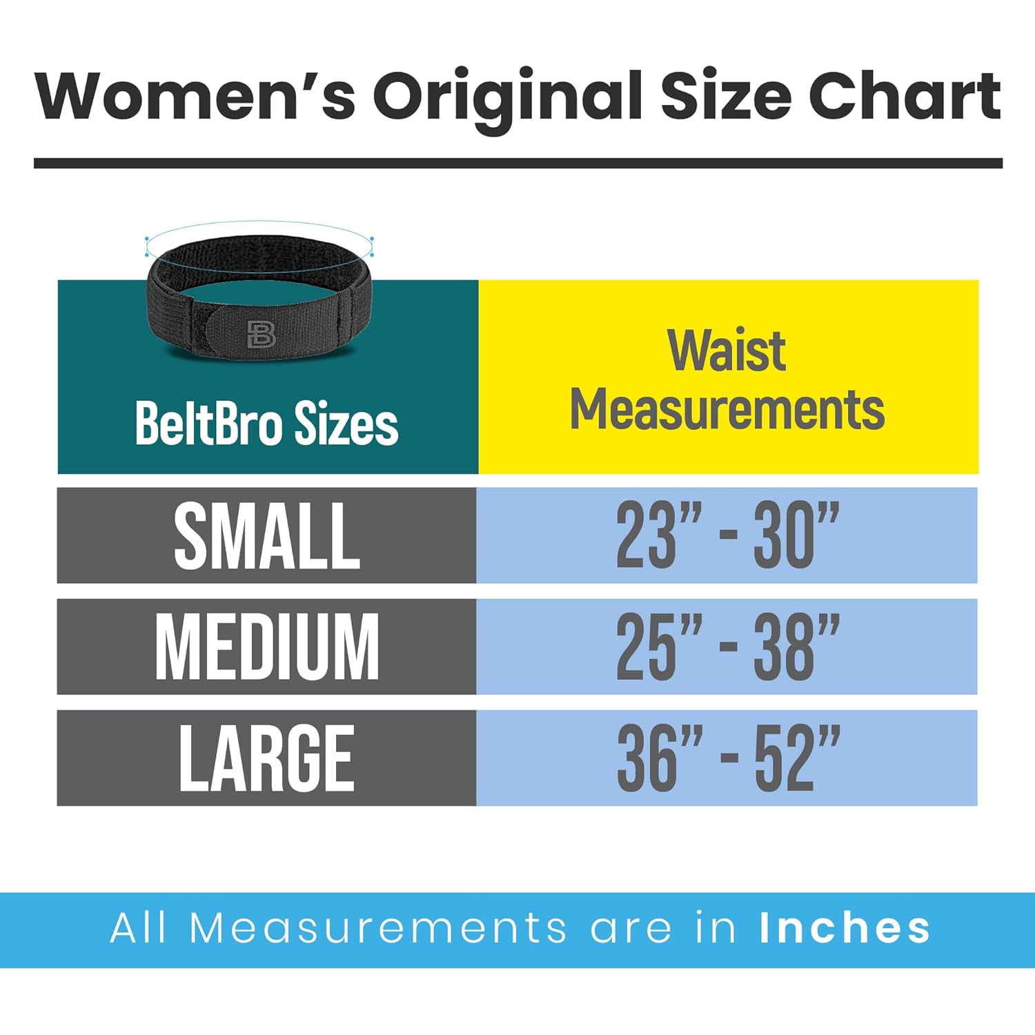 BeltBro For Women No Buckle Elastic Belt — Fits 1 Inch Belt Loops, Easy To Use